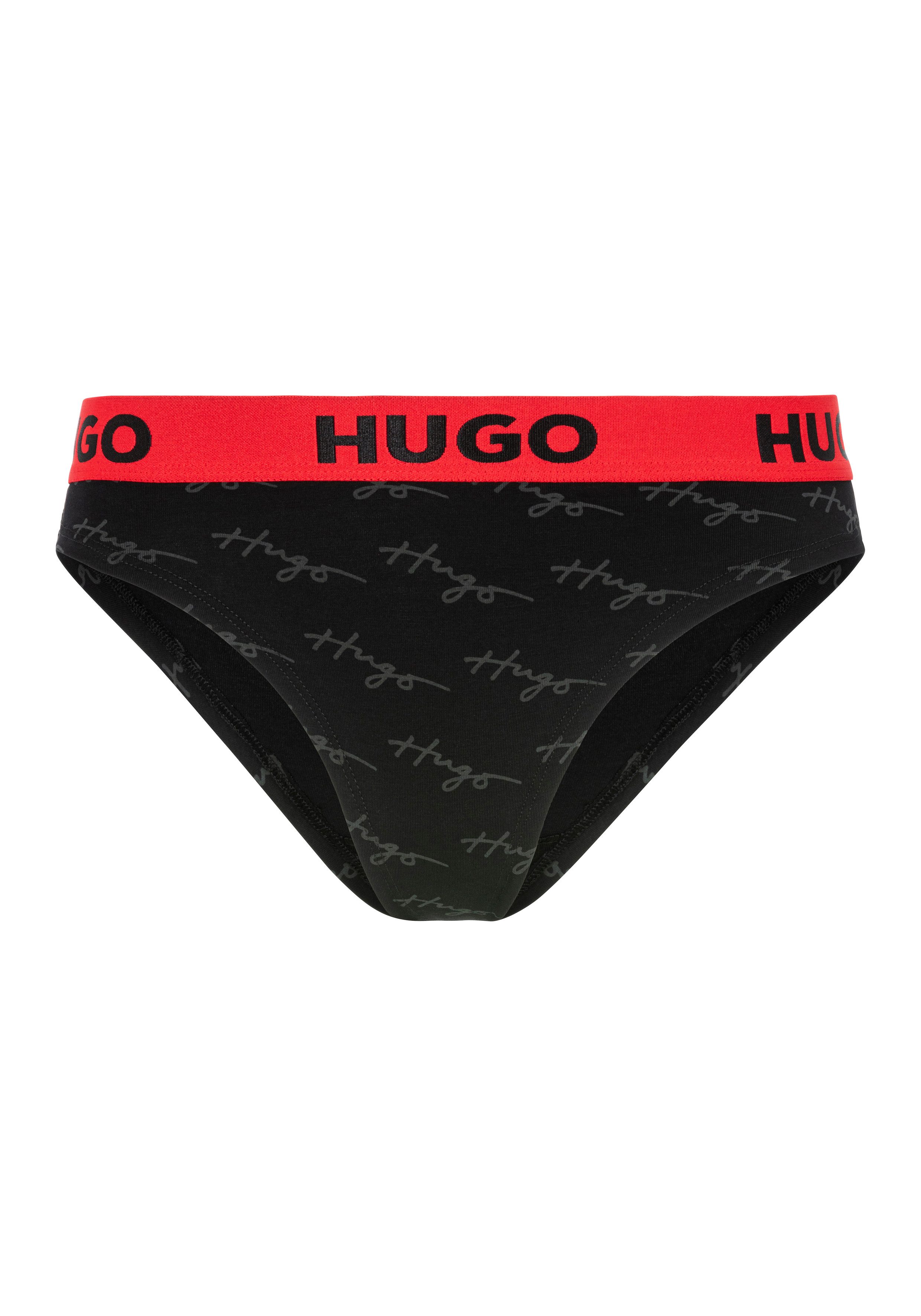 HUGO underwear String THONG SL DESIGN met elastische taille dames tailleslips maat XL multicolor
