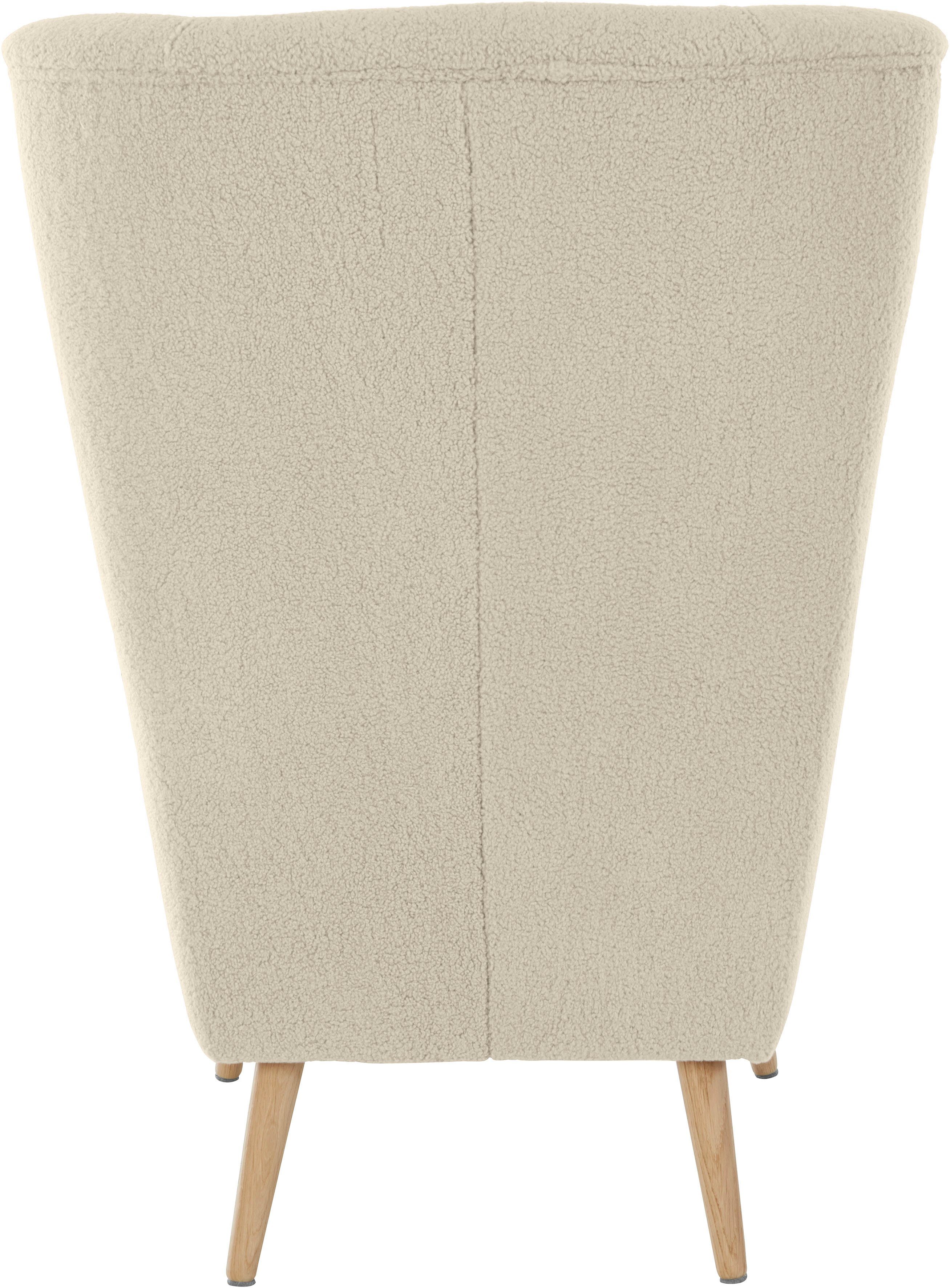 Guido Maria Kretschmer Home&Living Fauteuil Sallito, oorfauteuil, TV-stoel voor woonkamer, ook in velours cord