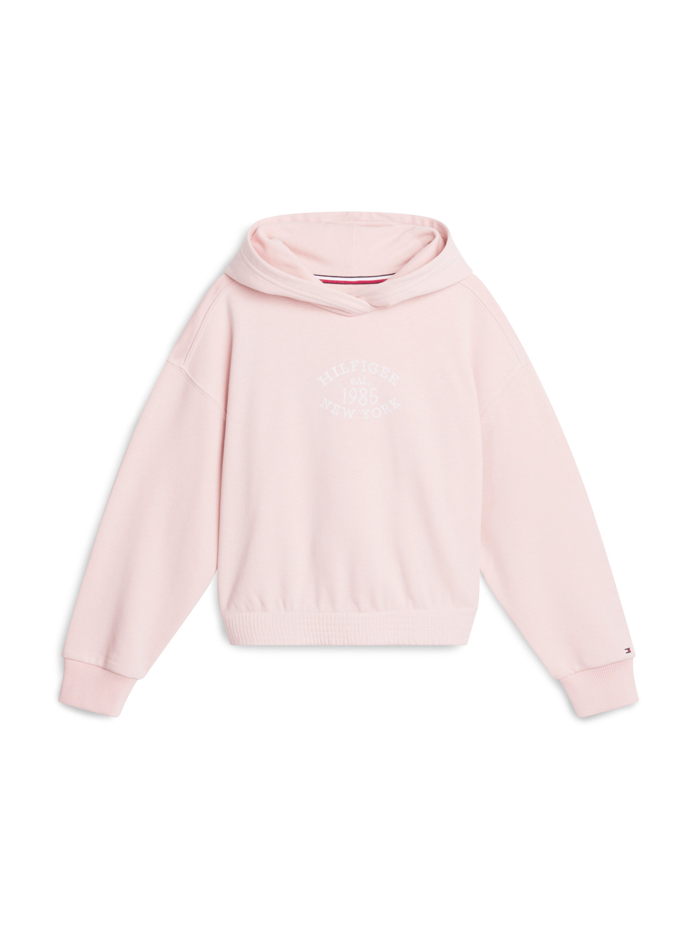 Tommy Hilfiger Hoodie MONOTYPE FLOCK HOODIE Kinderen tot 16 jaar met logo-opdruk