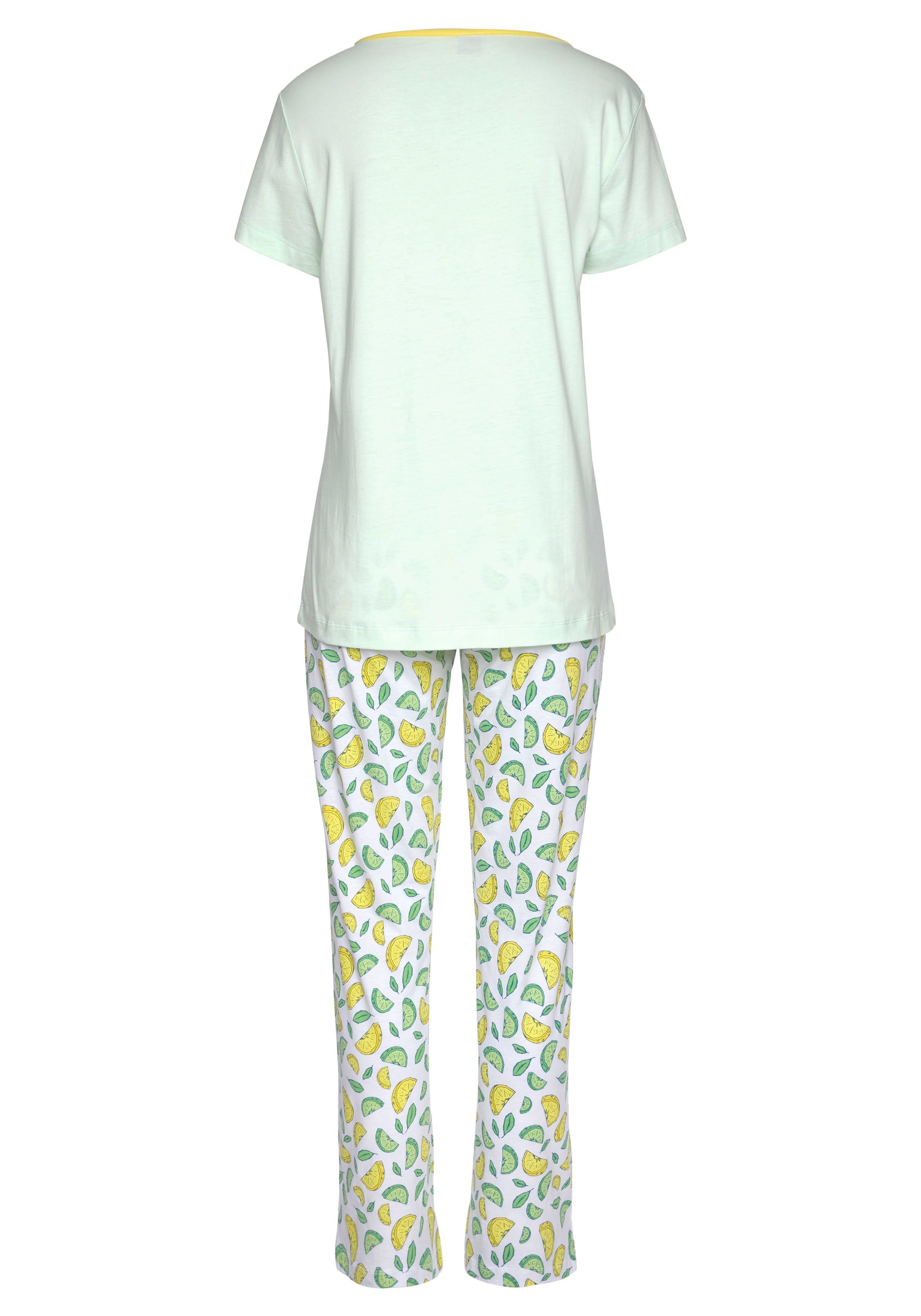 Peanuts Pyjama met snoopy-print (2-delig, 1 stuk)
