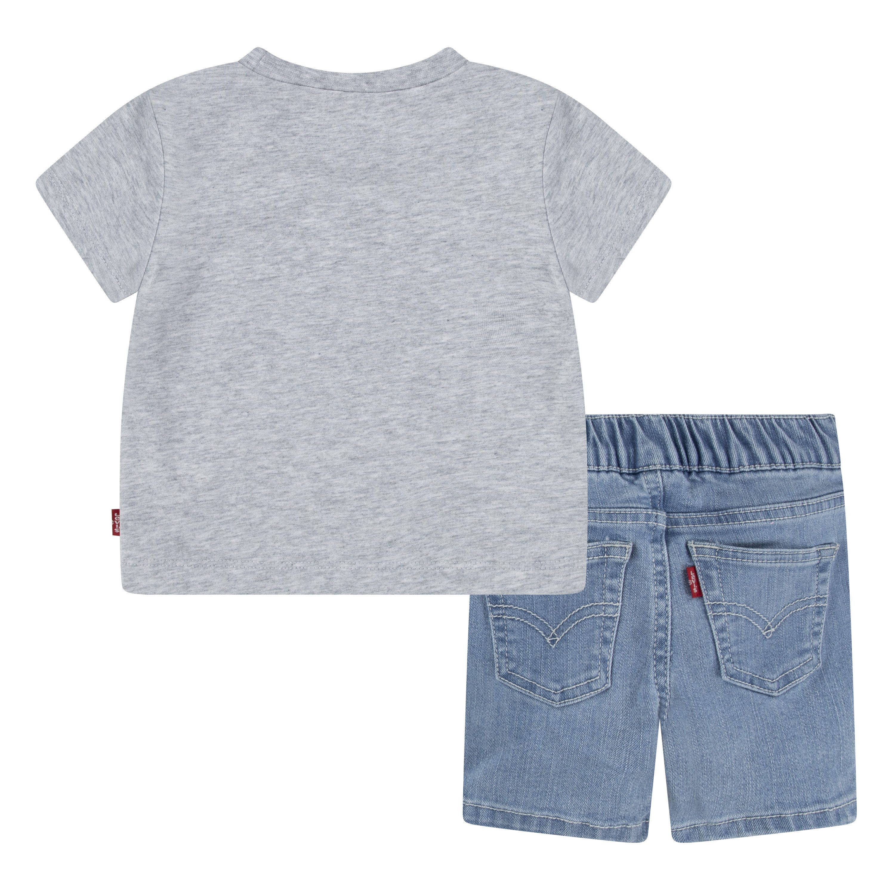 Levi's Kidswear T-shirt short LVB LEVI ANCHOR TEE DENIM SET (2-delig)