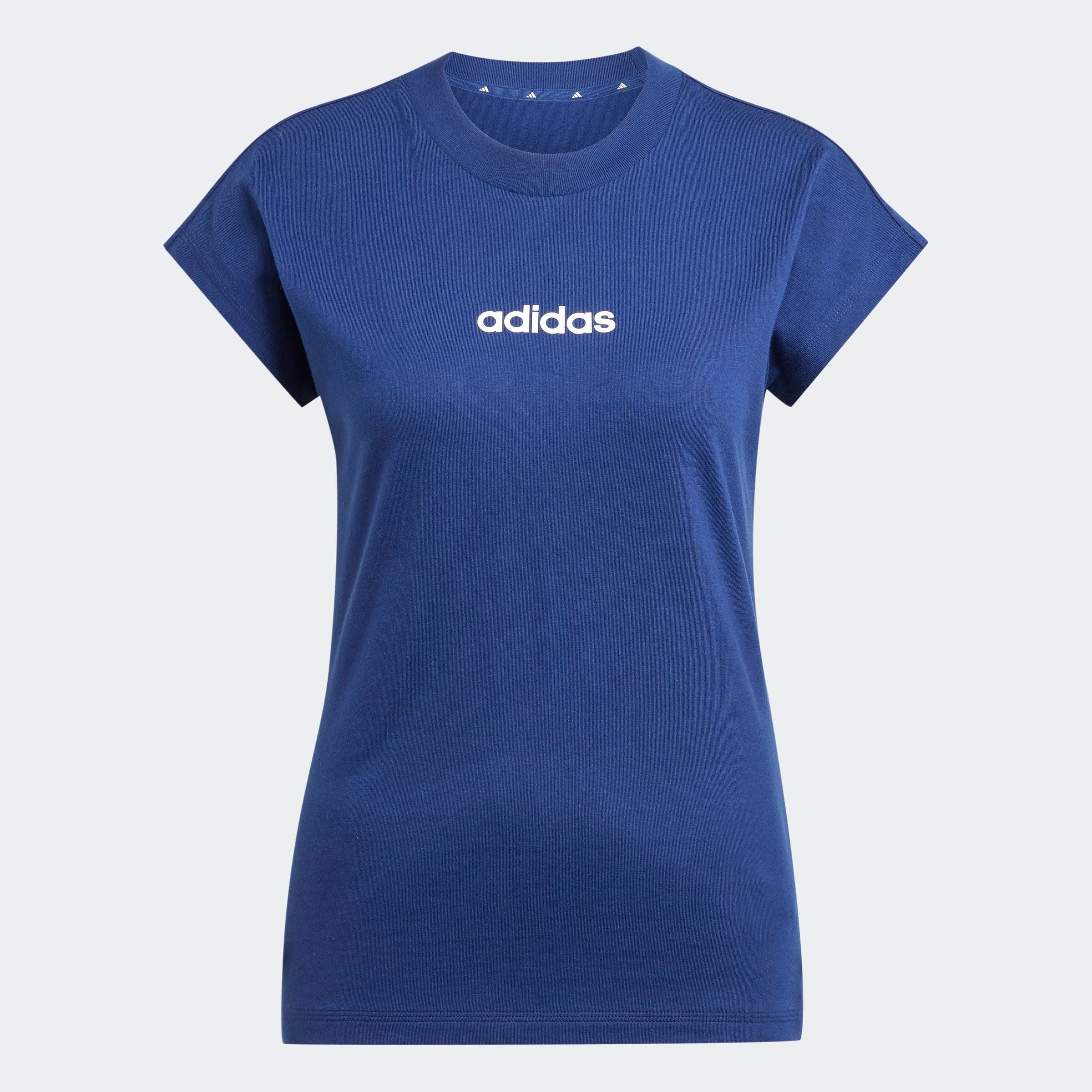 adidas Sportswear T-shirt W LIN SJ T Basic T-shirt van zacht materiaal