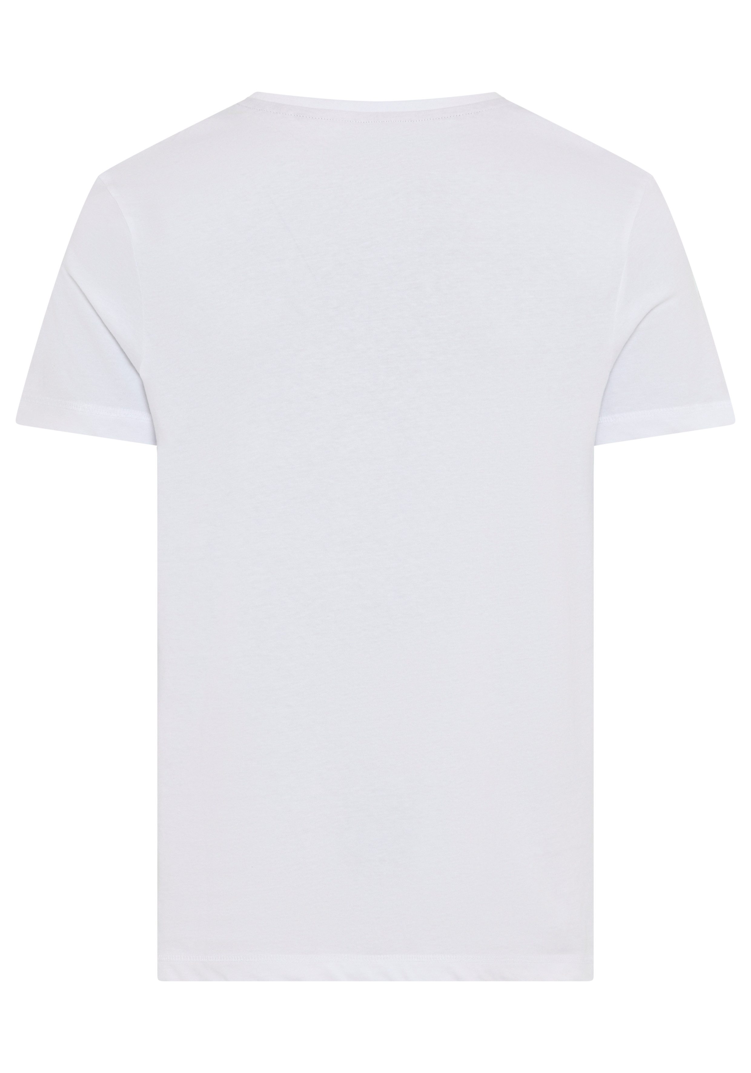 AJC T-shirt korte mouwen, smalle snit, met stijlvolle druk