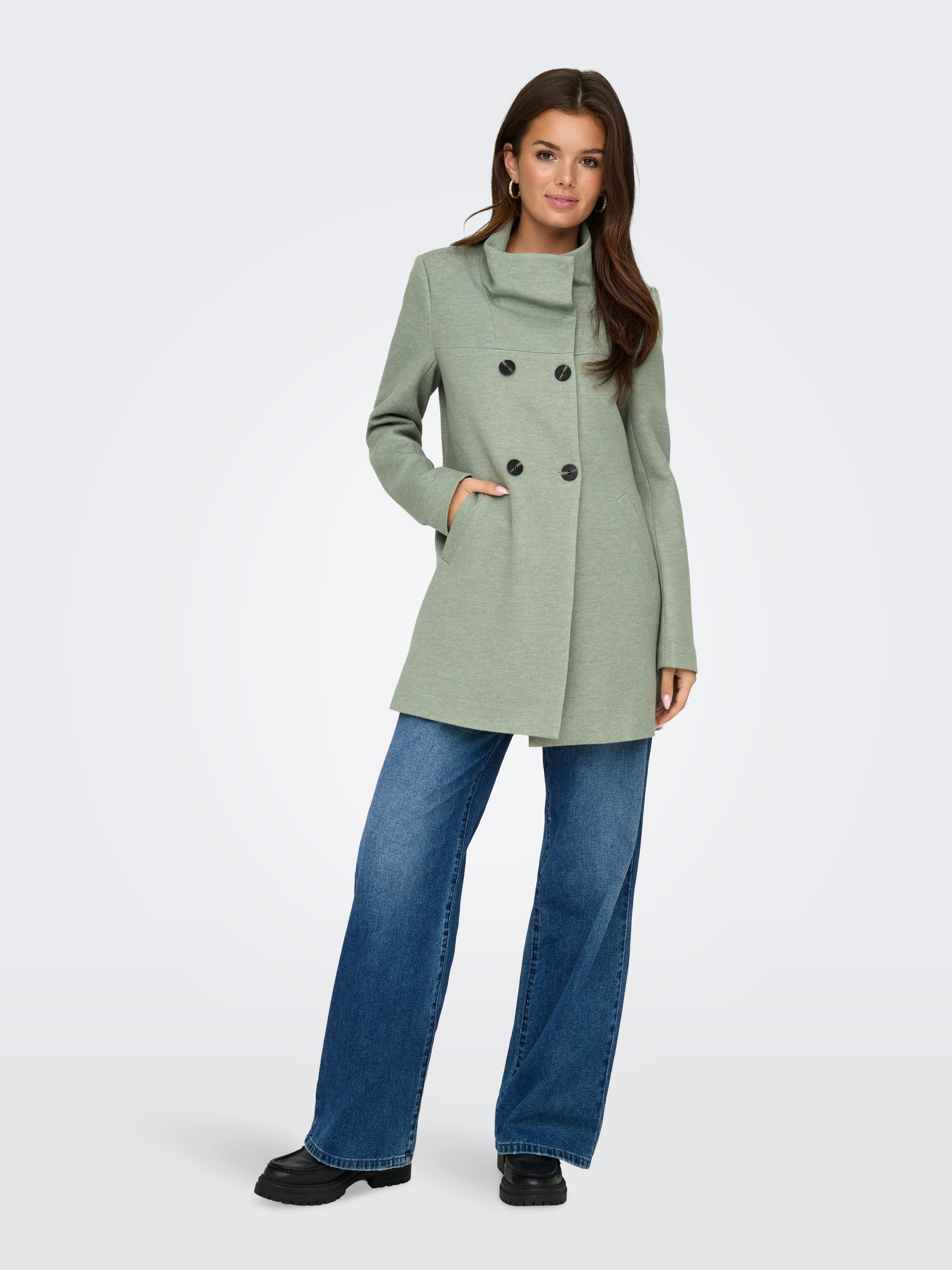 Only Korte jas ONLSEDONA LIFE SOPHIA DB COAT CC OTW