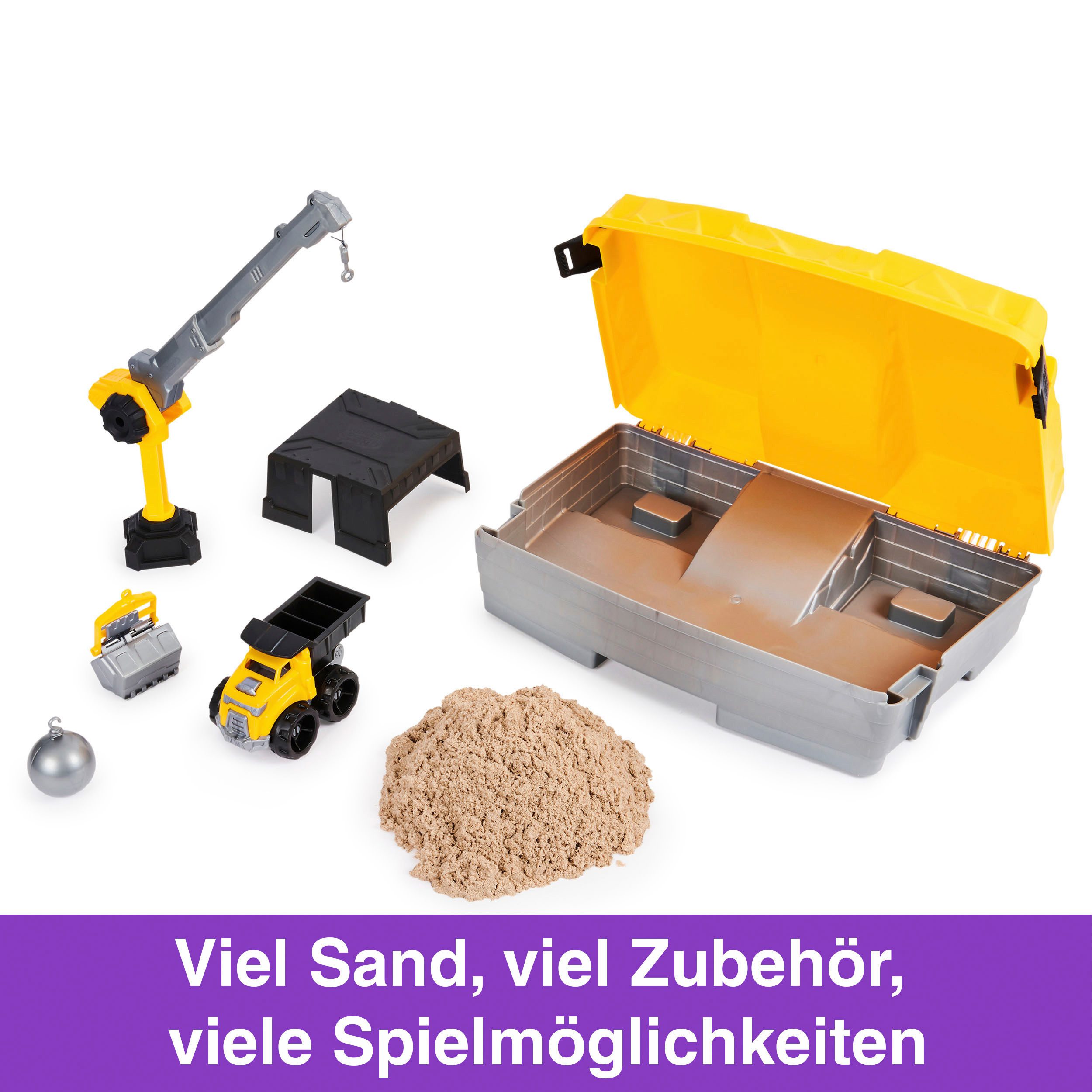 Spin Master Knutselset Kinetic Sand - Construction Folding Sandbox 907 g