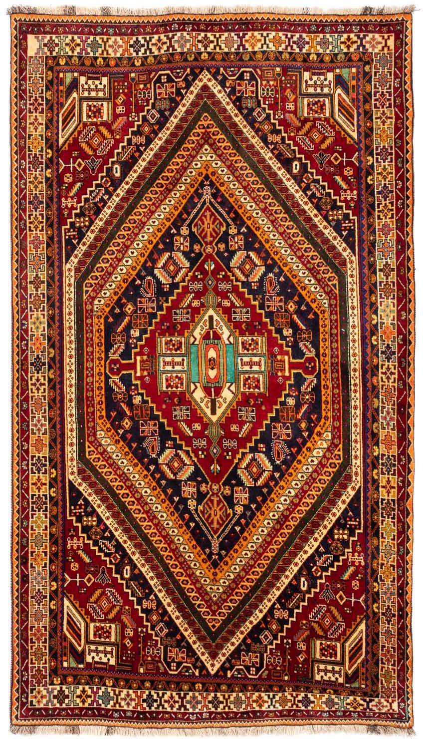 morgenland Wollen kleed Shiraz medaillon 260 x 165 cm Uniek exemplaar met certificaat
