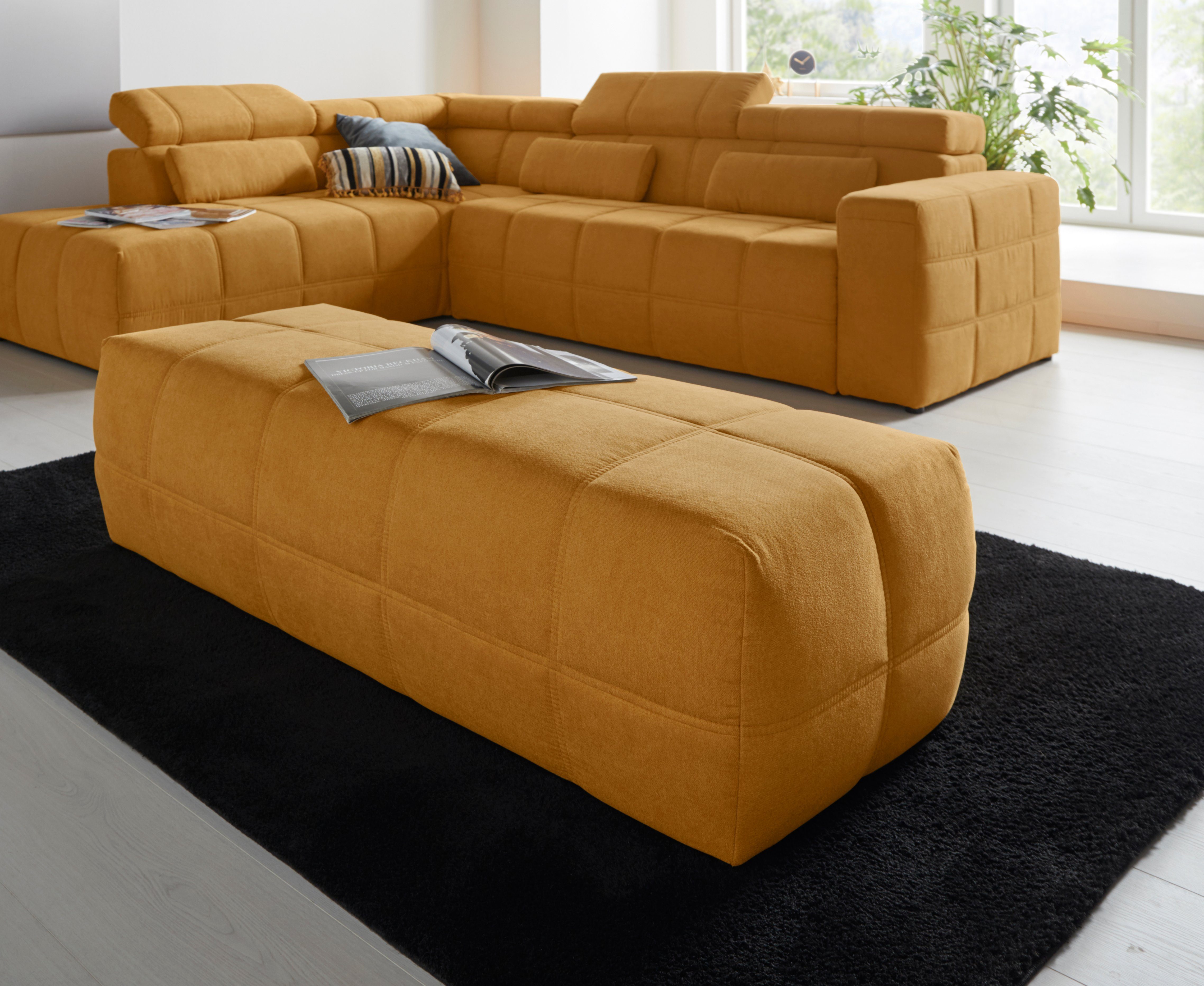 DOMO collection Hocker BRANDON grote uitvoering passend bij 'brandon', ook in cord