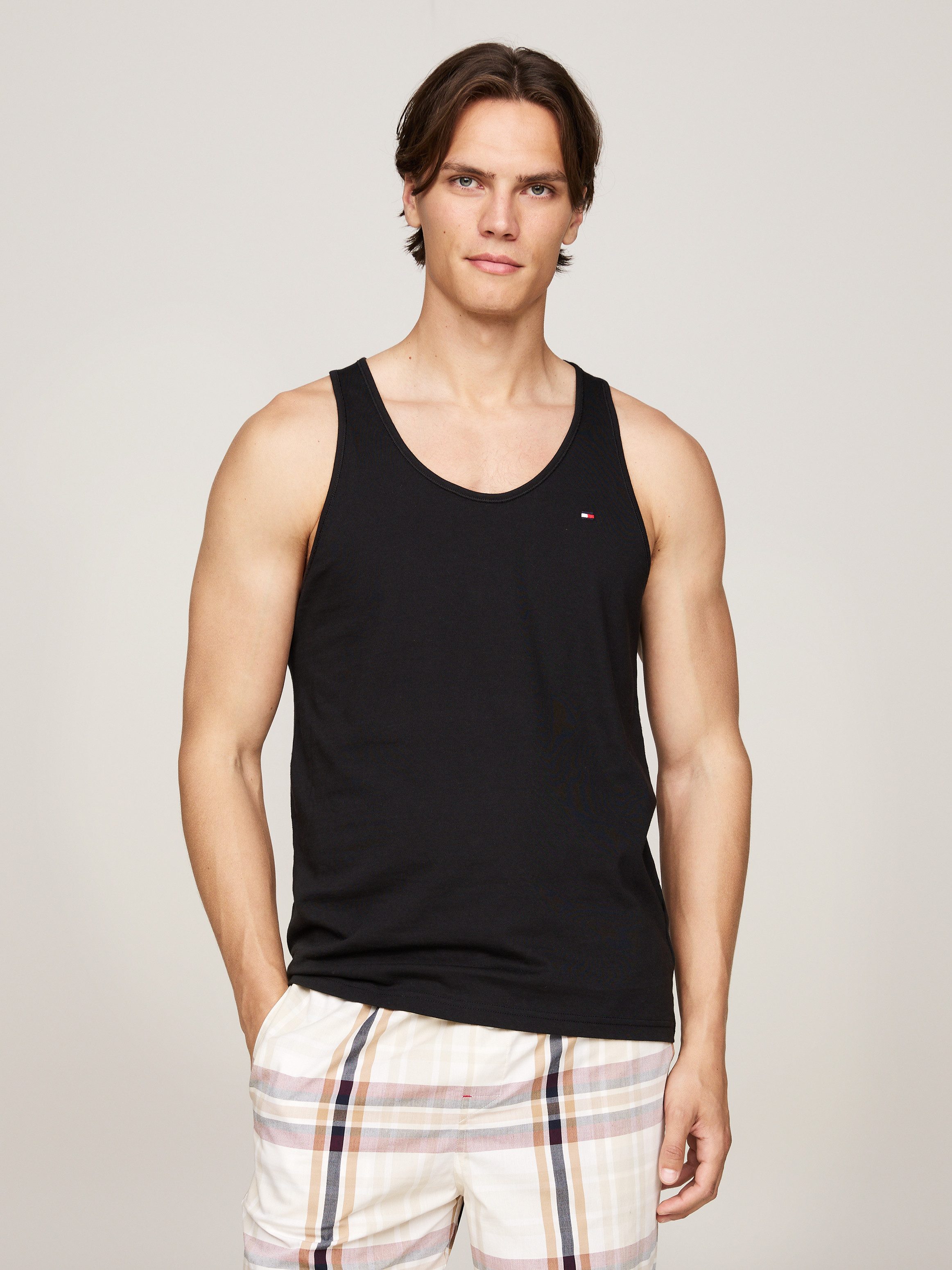 Tommy Hilfiger Underwear Tanktop 3P TANK TOP met logoborduursel (3-delig, Set van 3)