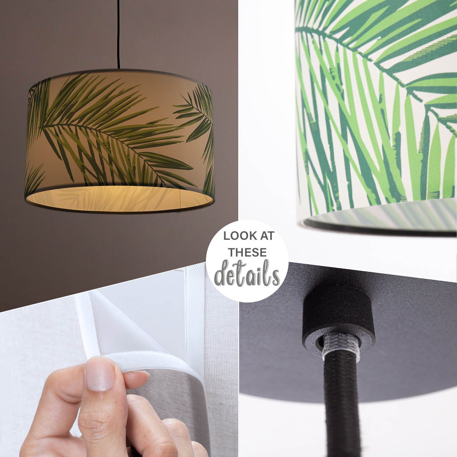 Paco Home Hanglamp Ostende 537 Eettafel hanglamp kinderkamer decoratie woonkamer palm jungle