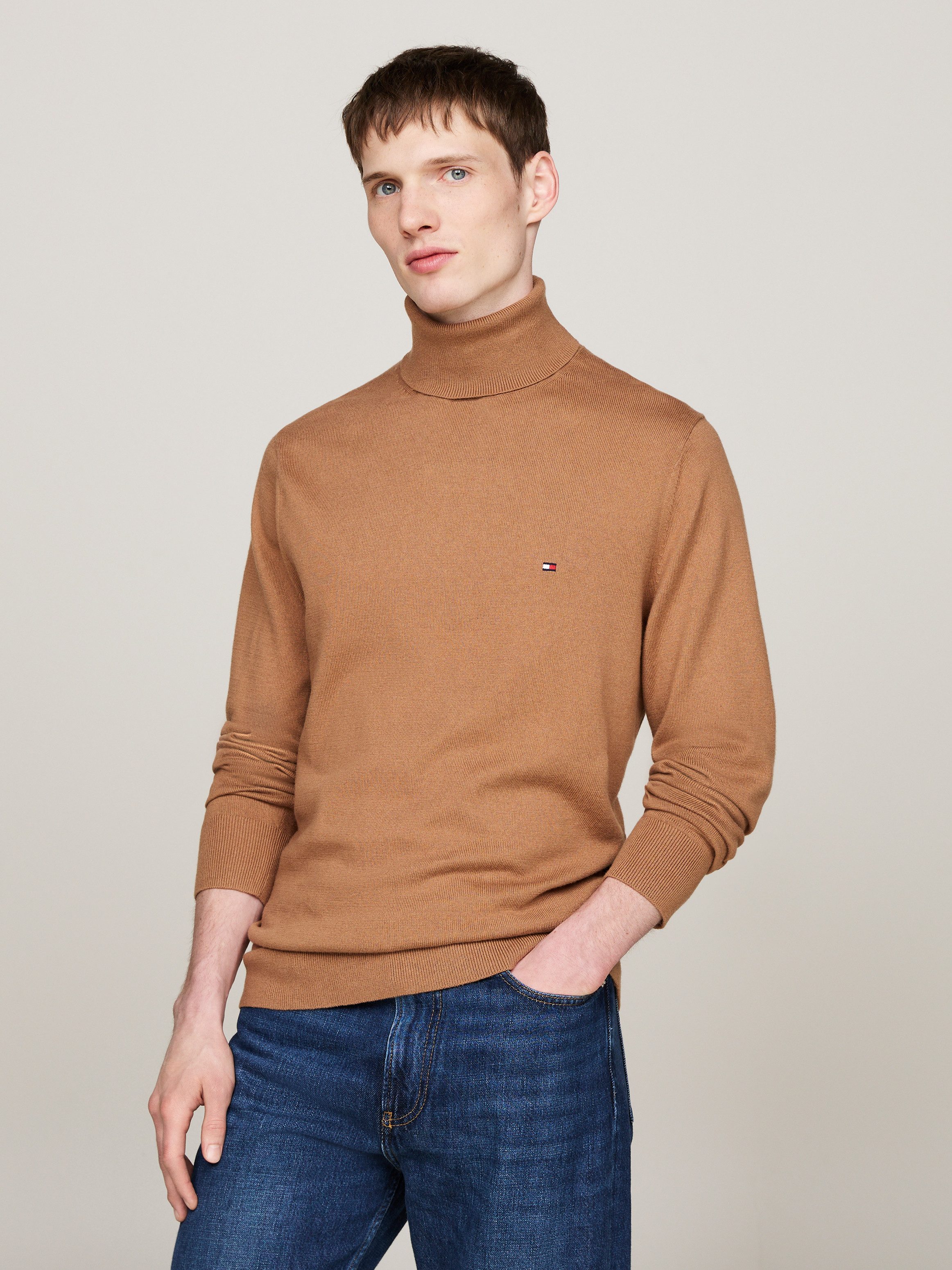 Tommy Hilfiger Coltrui PIMA ORG CTN CASHMERE ROLL NECK