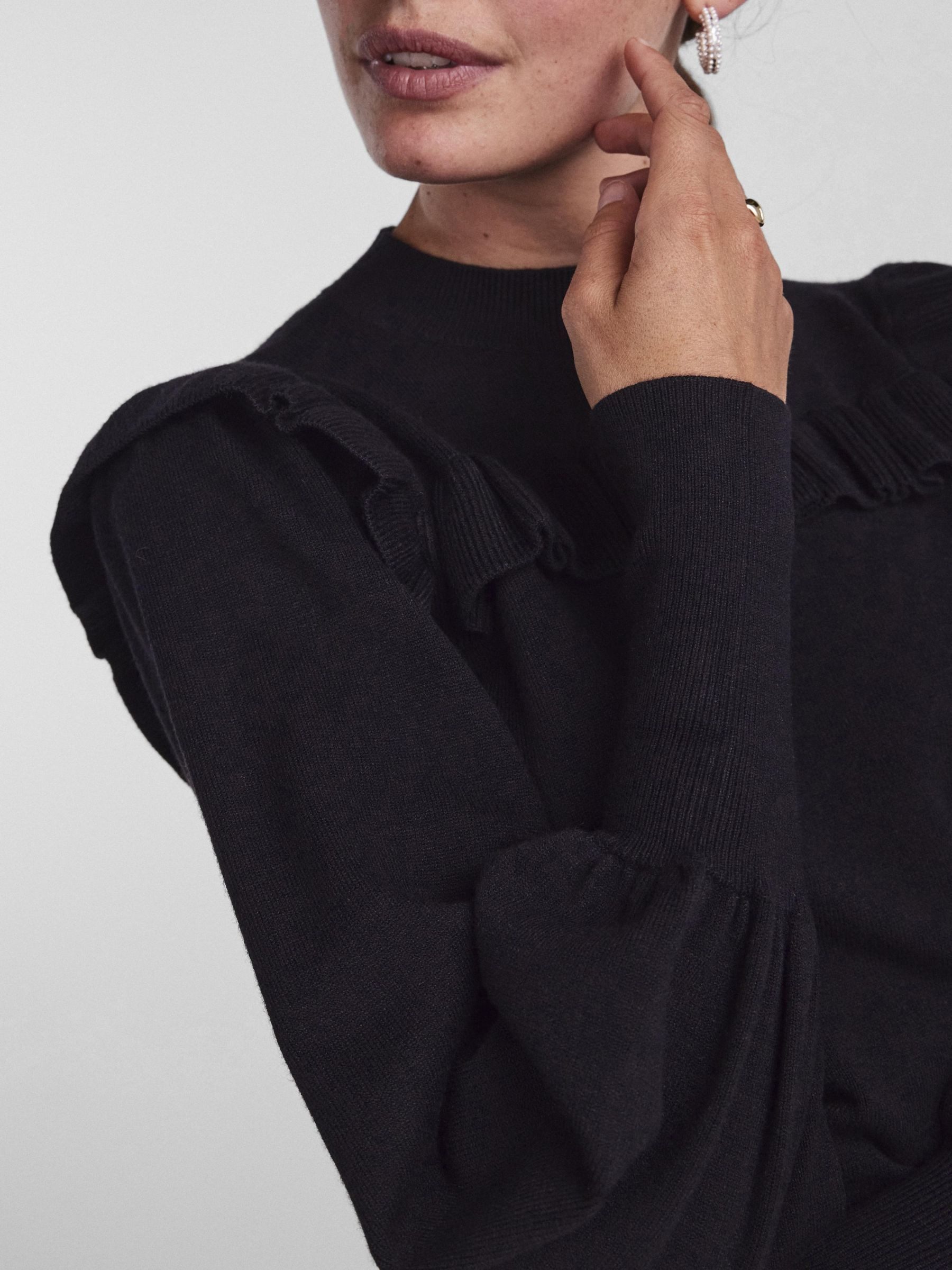 Y.A.S Trui met staande kraag YASJUM LS KNIT PULLOVER S. NOOS