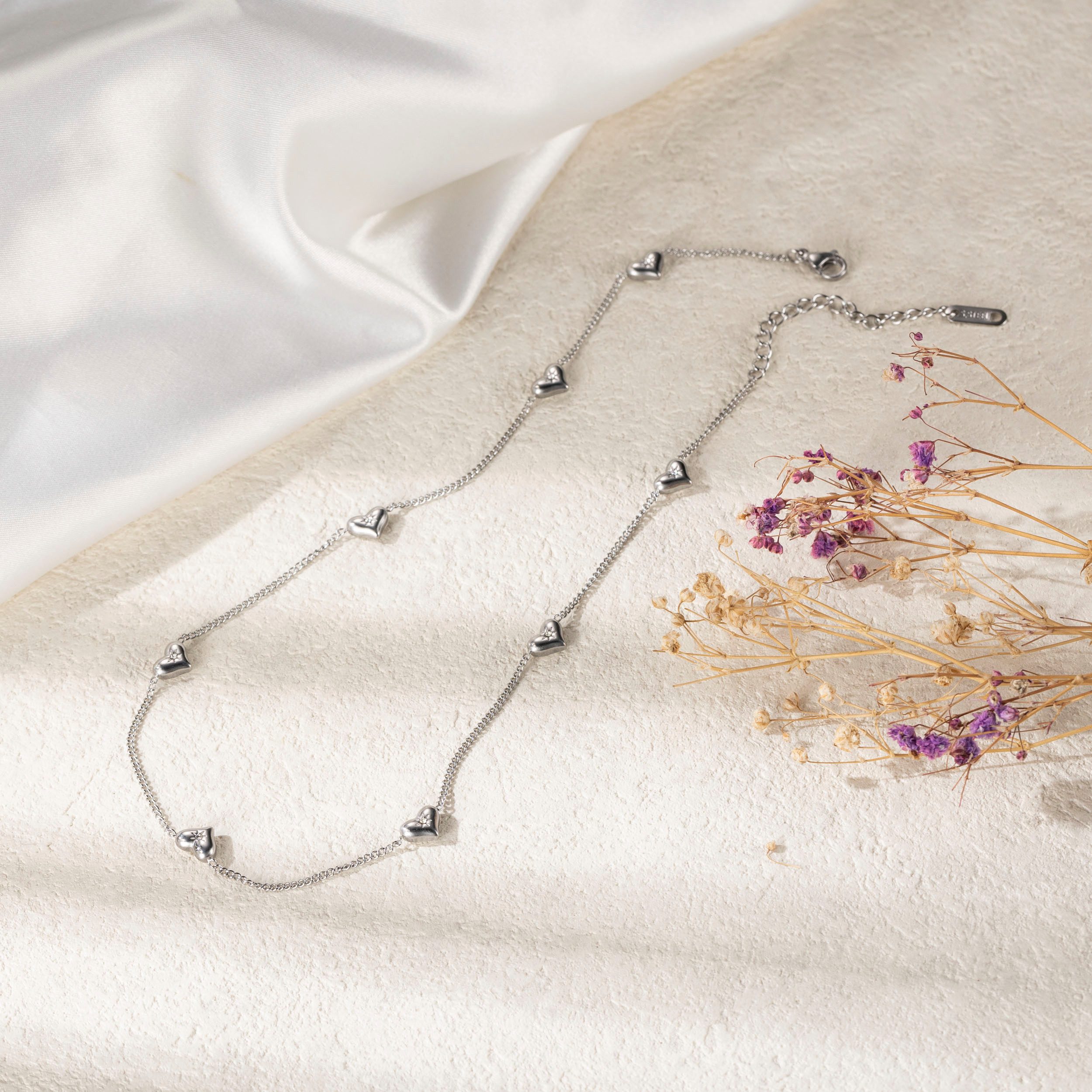 Firetti Hartketting Sieraden cadeau roestvrijstalen halssieraden halsketting ankerkette hart
