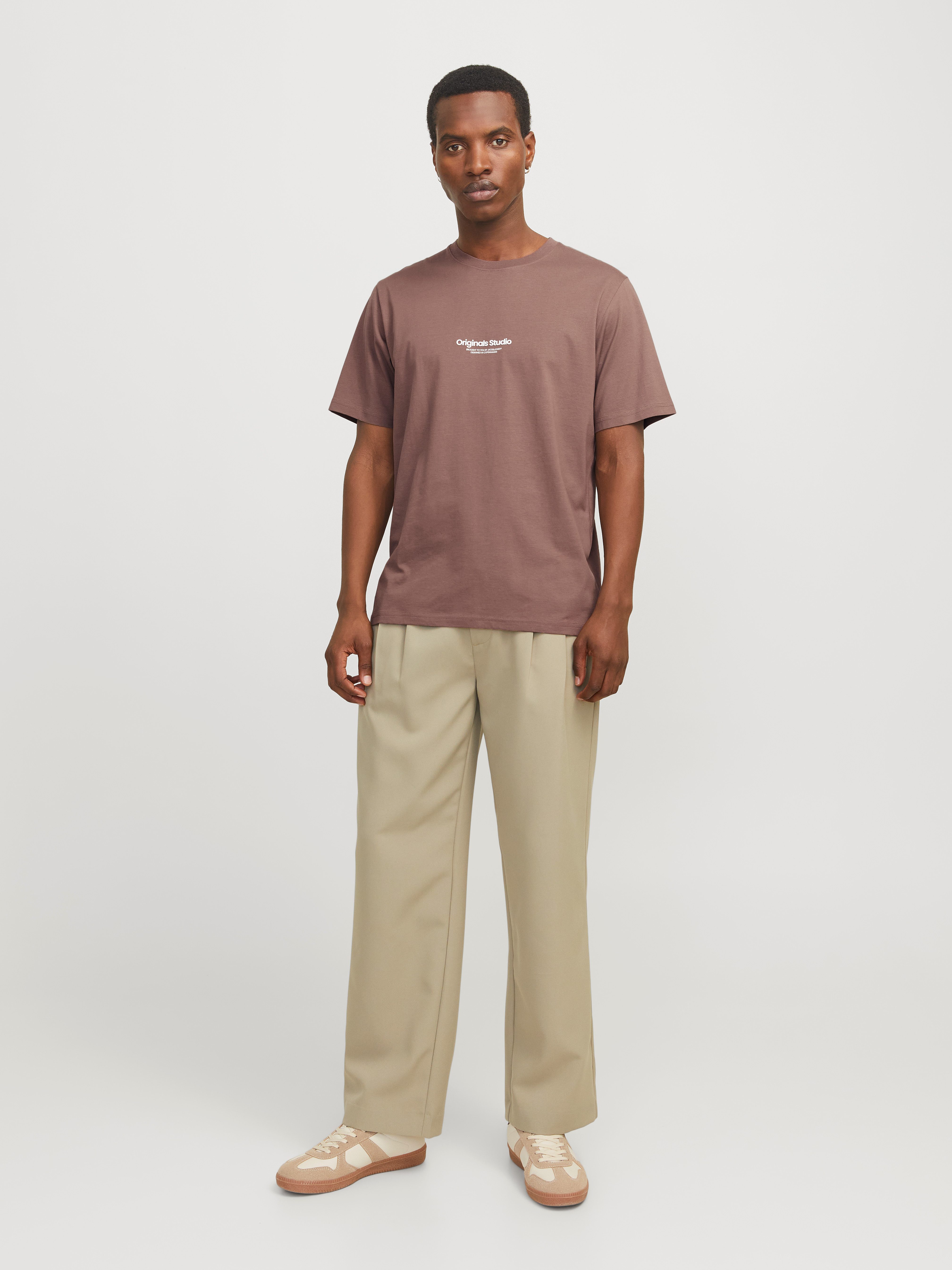 Jack & Jones Shirt met ronde hals JORVESTERBRO TEE SS CREW NECK NOOS