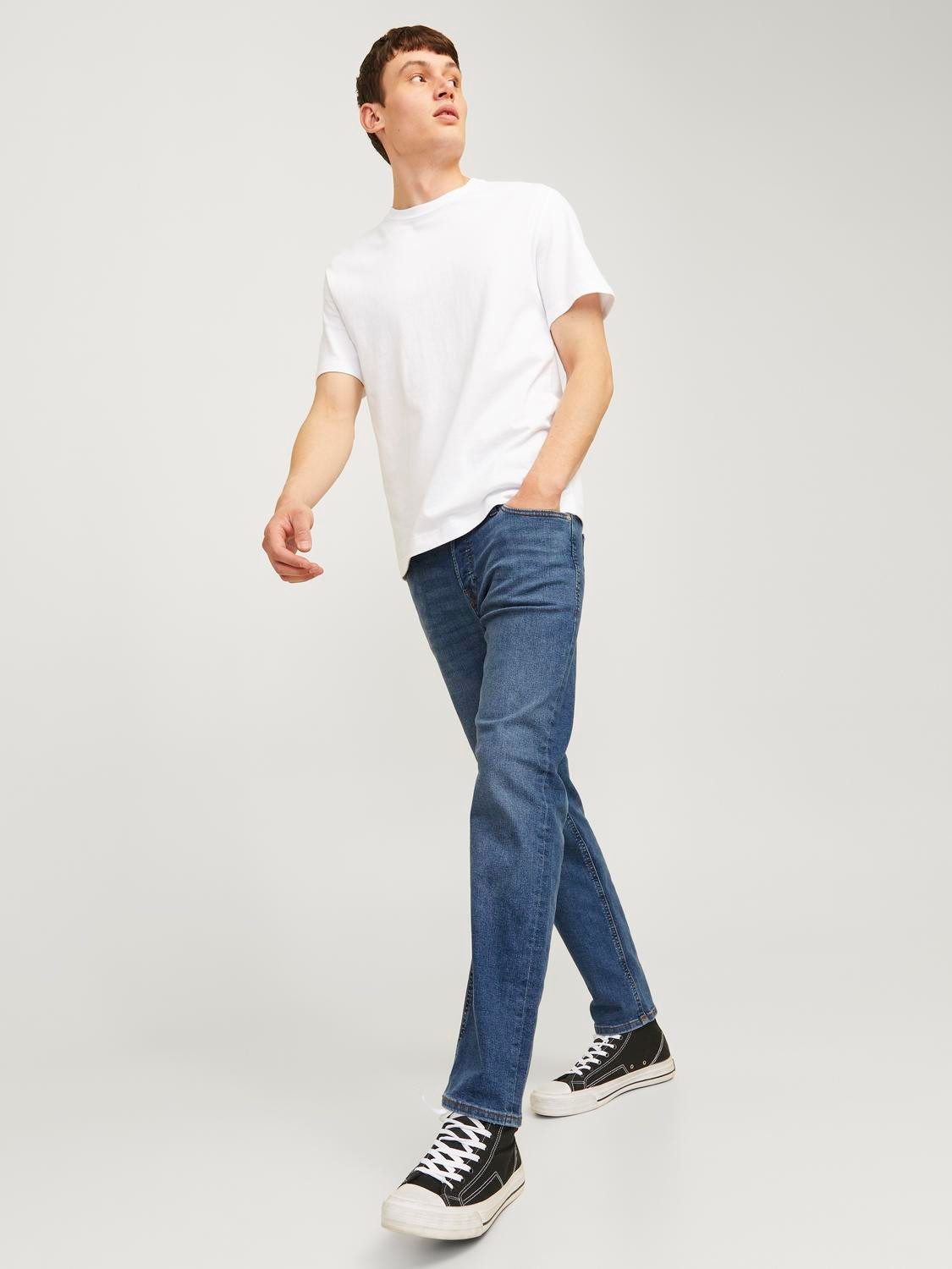 Jack & Jones Comfort fit jeans JJIMIKE JJORIGINAL SQ 223 Stonewashed voor een used-look met vervaagde effecten