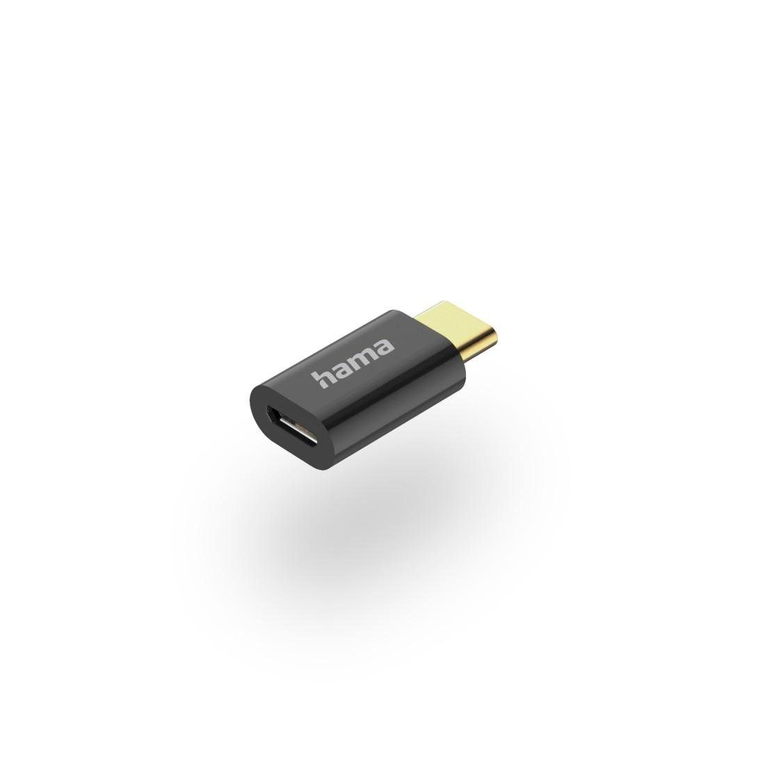 Hama USB-adapter USB-C-Adapter Micro-USB-Buchse - USB-C-Stecker ohne Kabel 480 Mbit/s