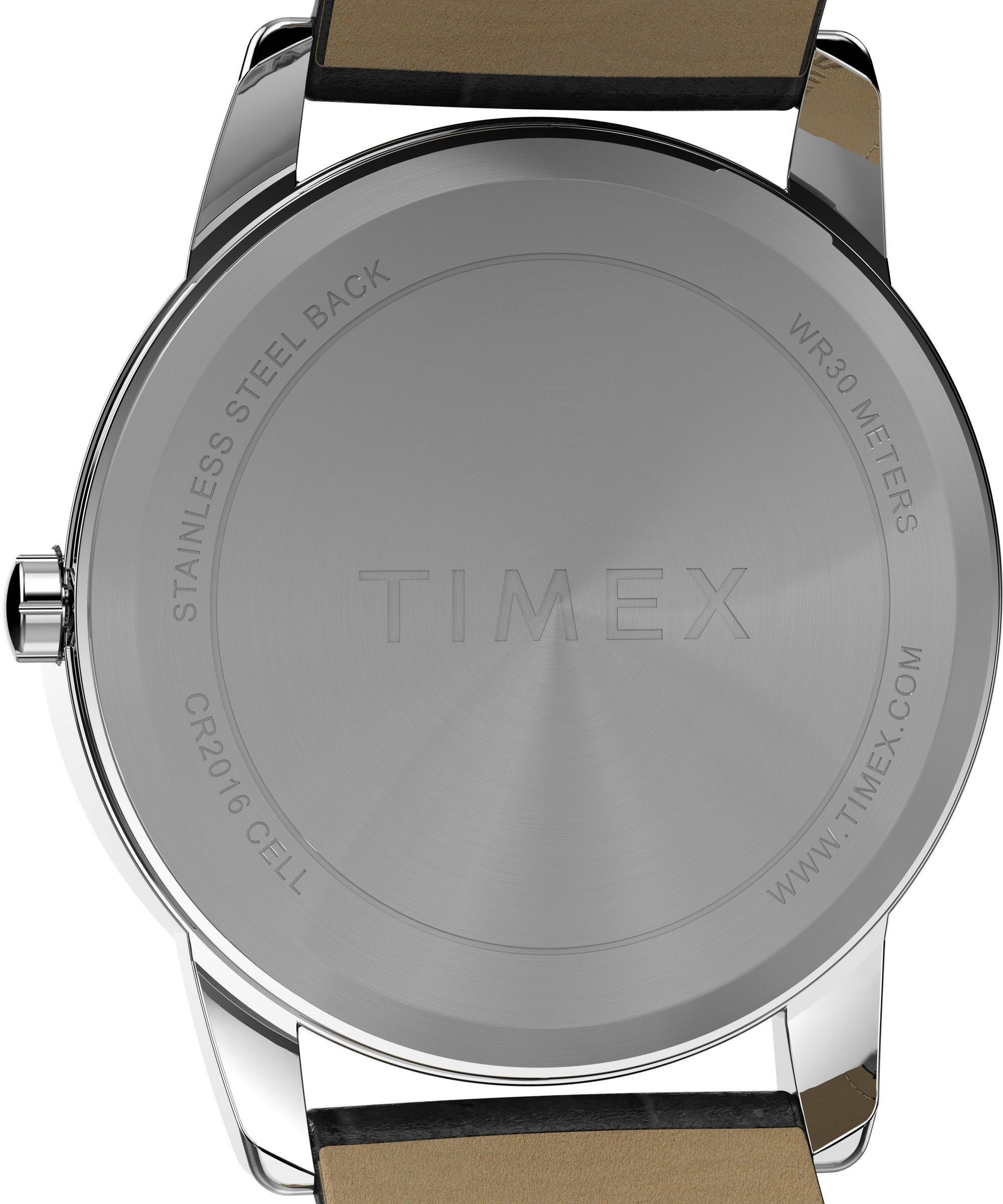 Timex Kwartshorloge EASY READER CLASSIC Horloge, herenhorloge, dameshorloge, leren band, datum