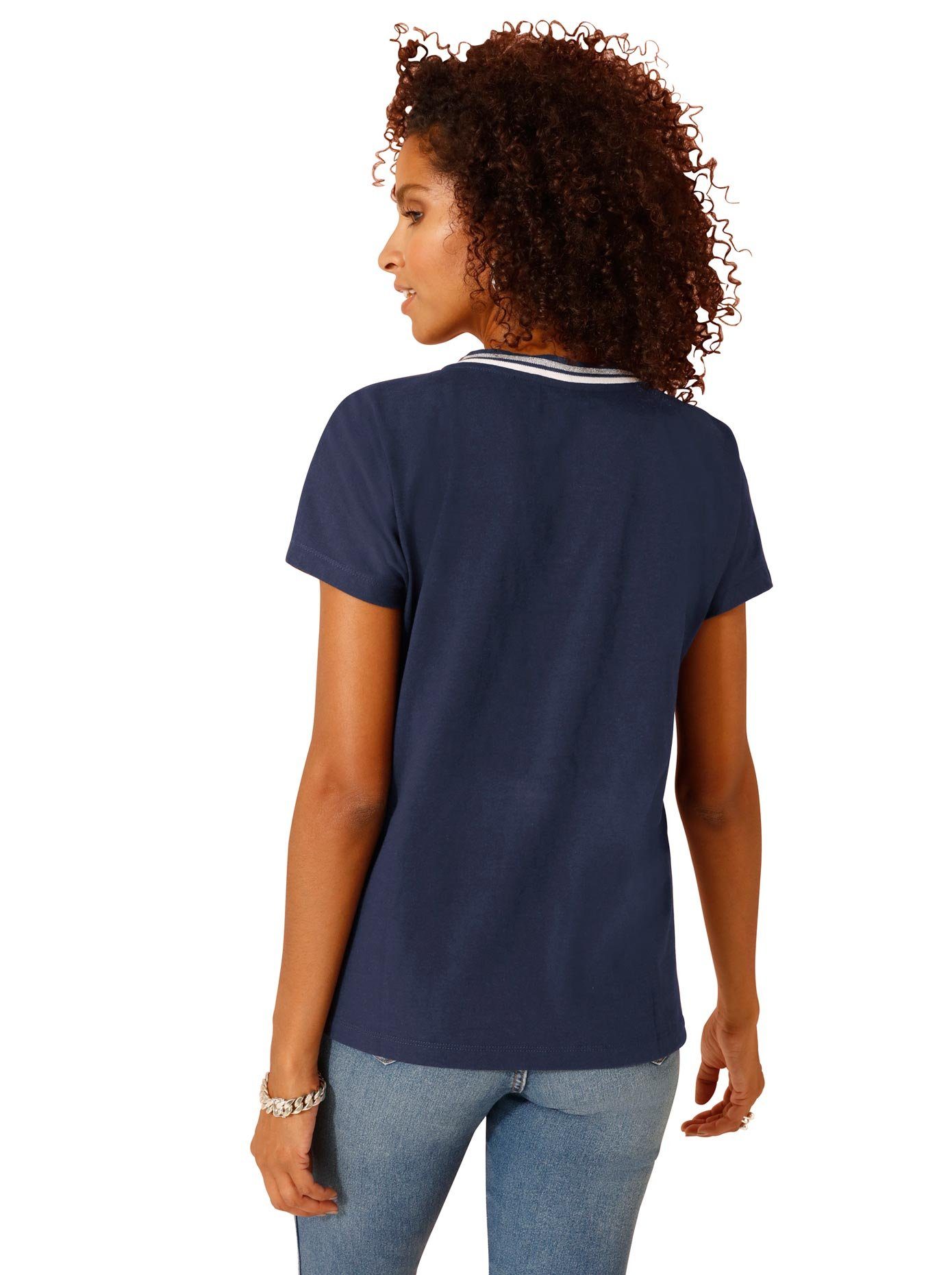 Classic Basics Shirt met V-hals Shirt (1-delig)