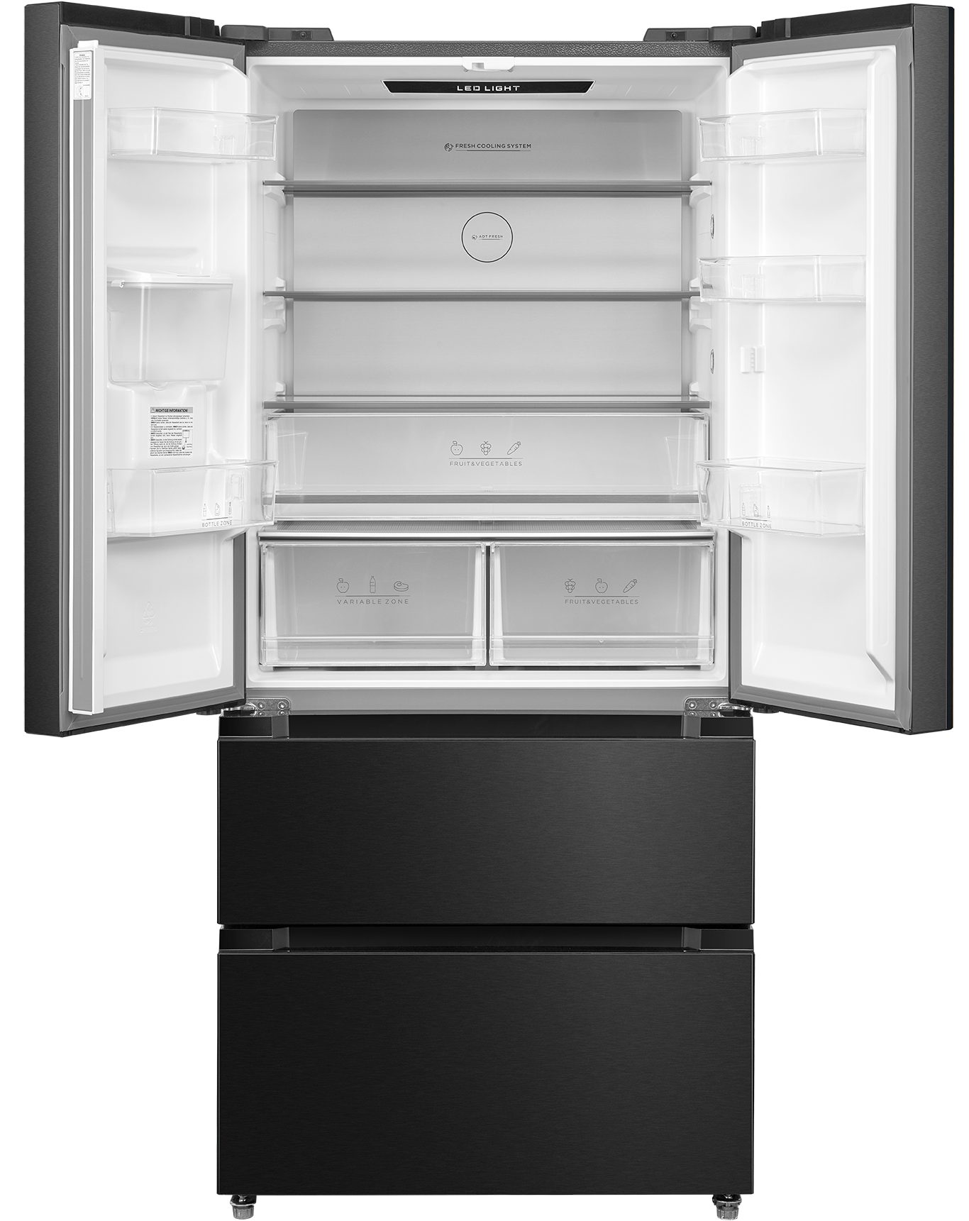 Hanseatic French door HFD18983CWDI Waterdispenser