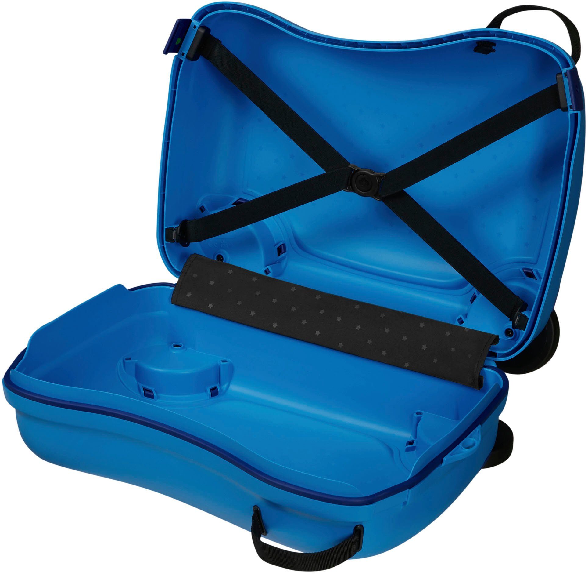 Samsonite Kinderkoffer Dream2Go Ride-on Trolley, Disney Mickey Stars Kinder reis koffer handbagage om op te zitten en te trekken