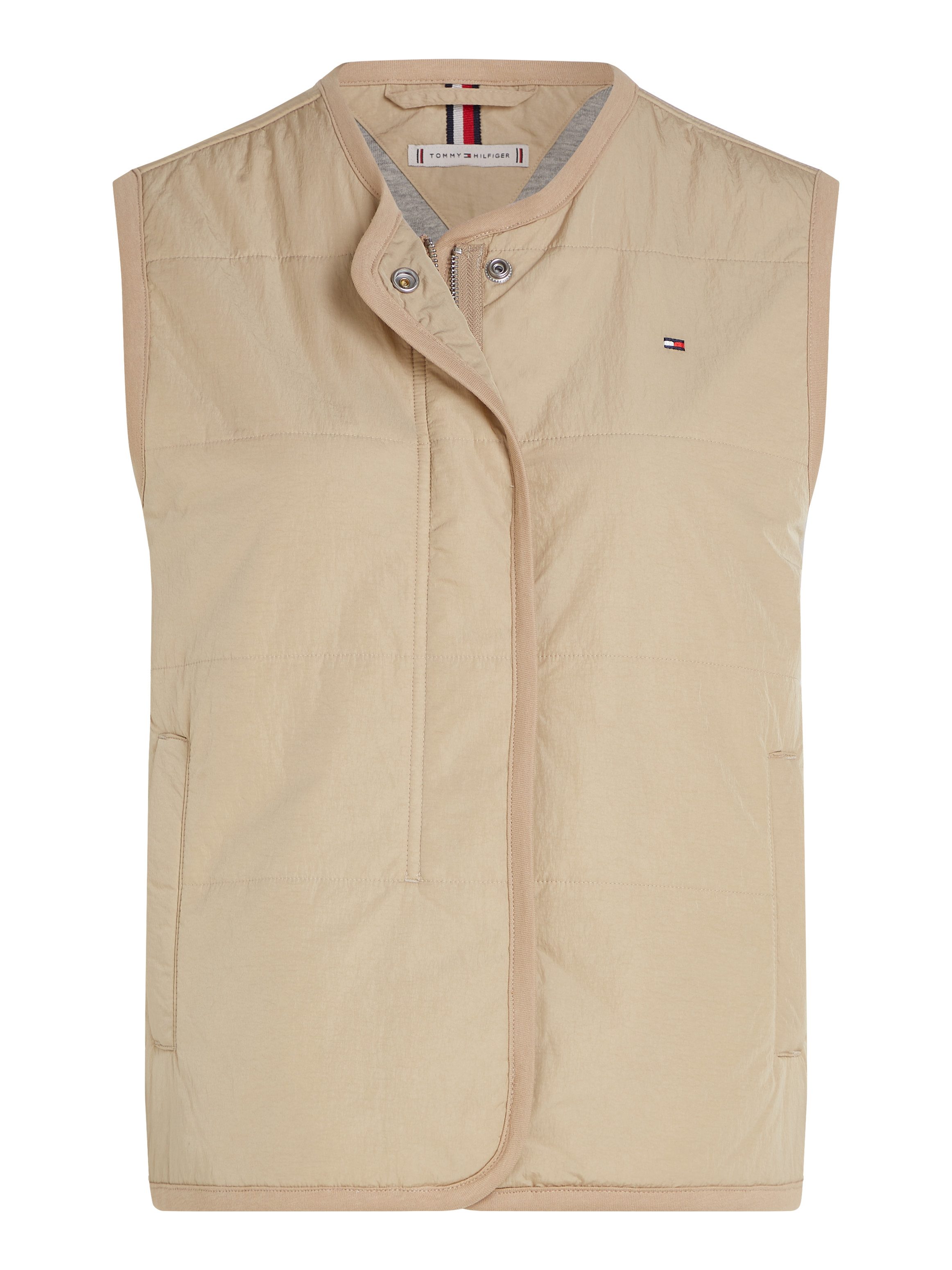Tommy Hilfiger Bodywarmer JERSEY LINED VEST met tommy jeans-merklabel