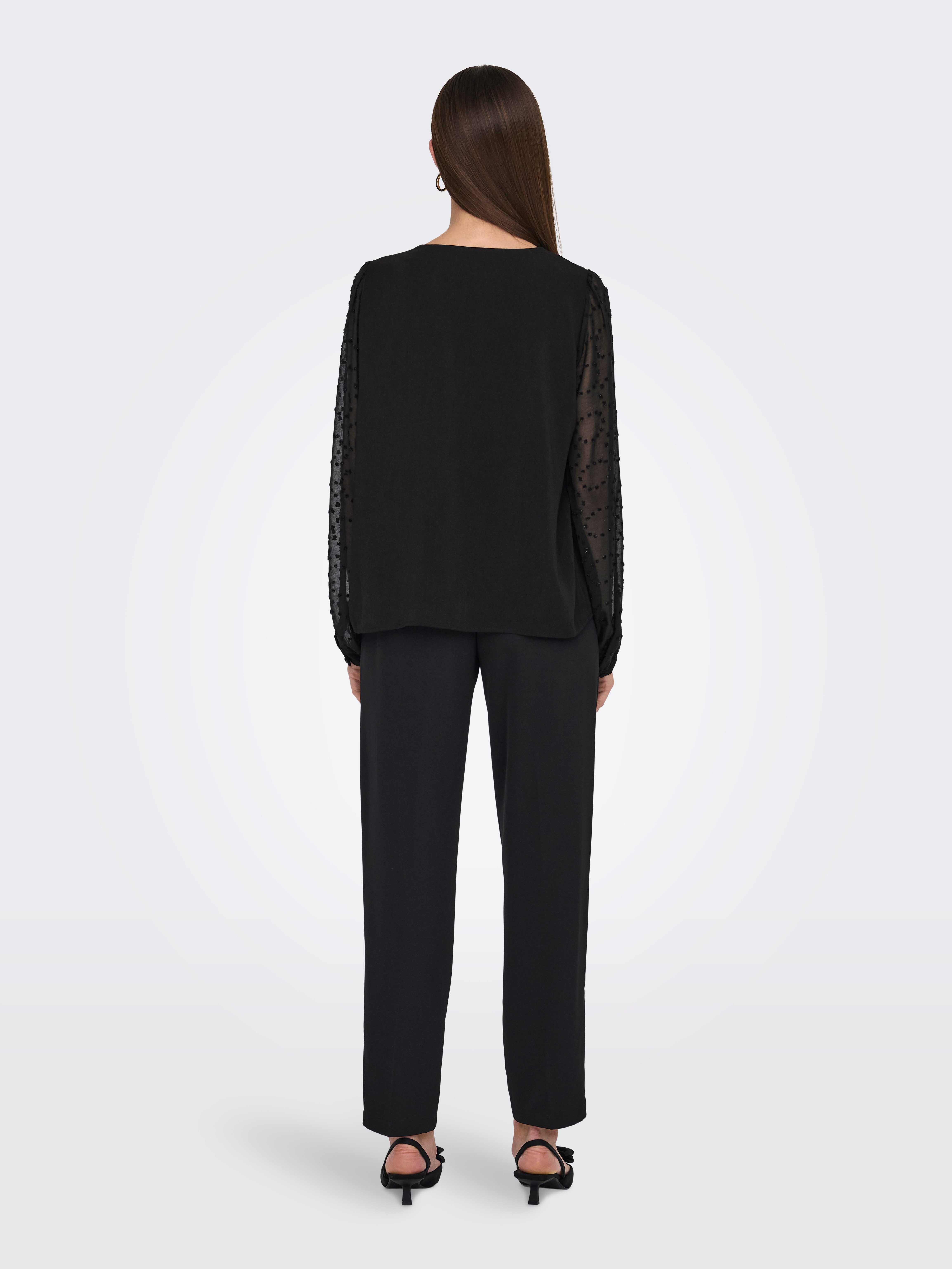 Only Shirtblouse ONLMASJA FR L/S V-NECK SHIRT CS PTM