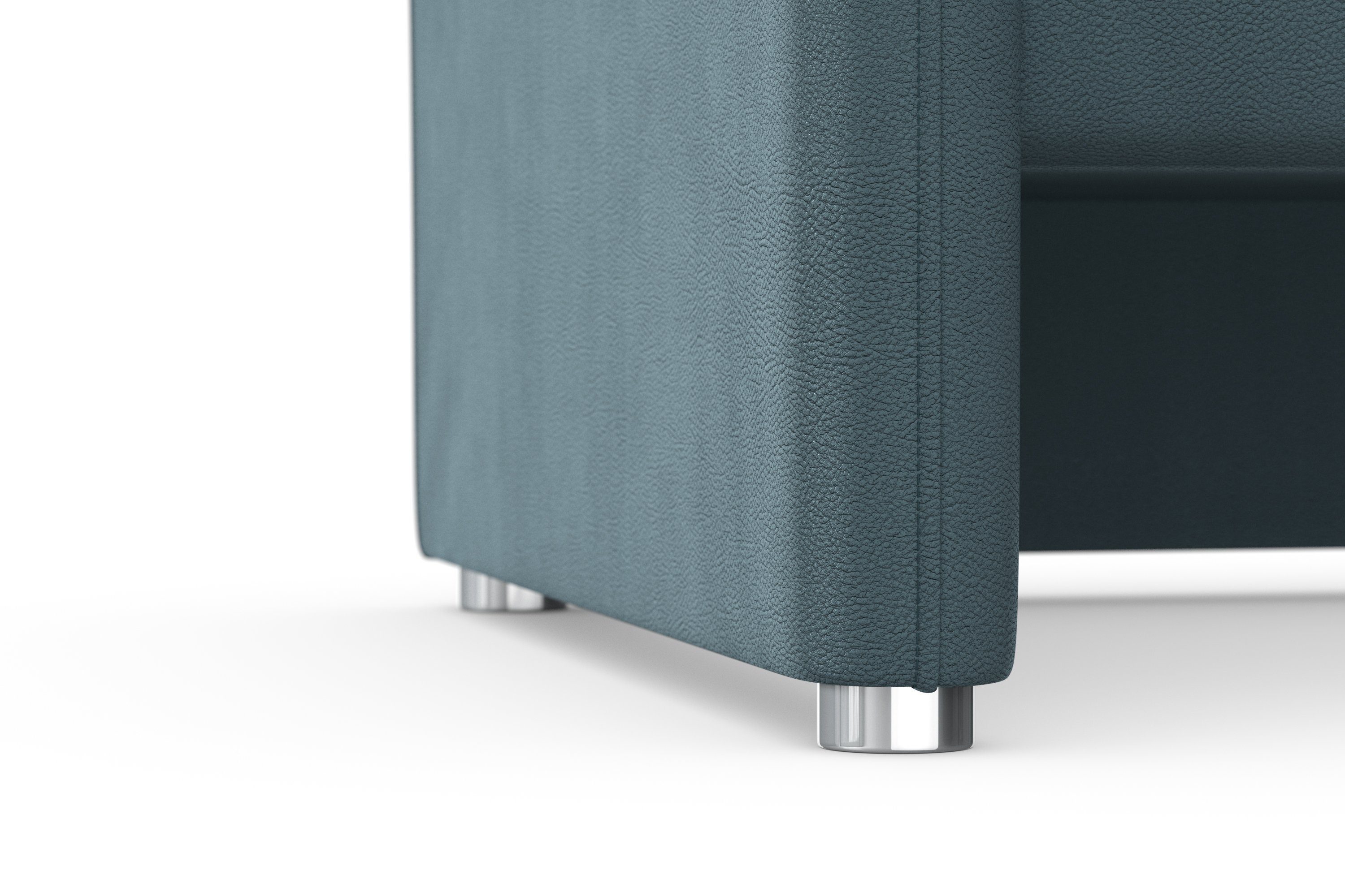 DOMO collection 2-zitsbank Pina elegant en tijdloos, smalle armleuningen, compacte afmetingen
