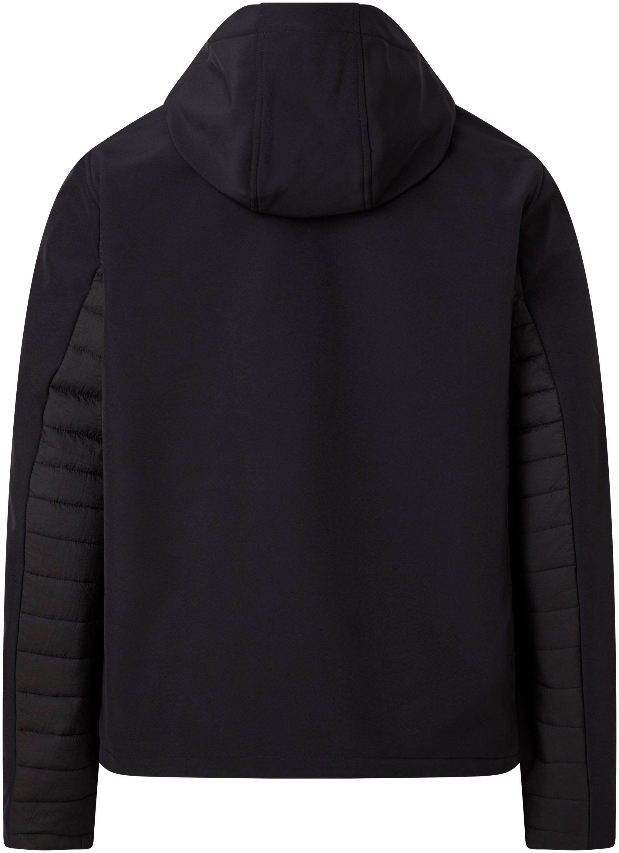 Calvin Klein Outdoorjack BT_QUILTED MIX MEDIA JACKET HOOD