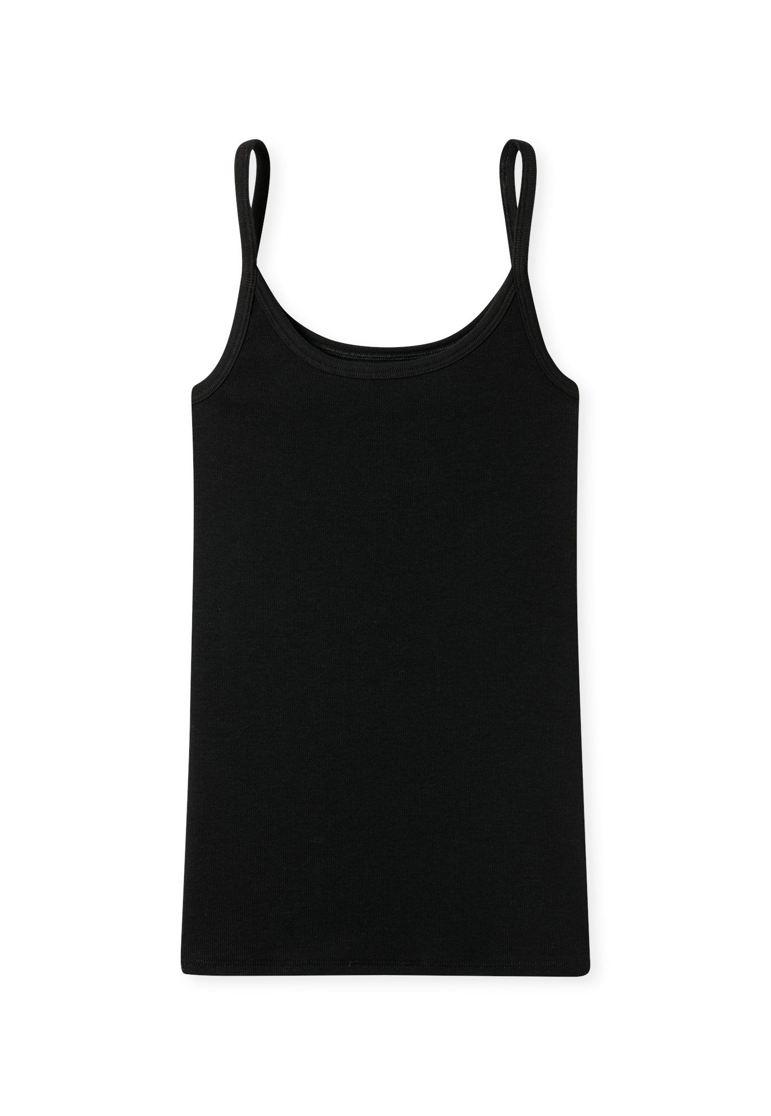 Schiesser Hemd Pure Rib met diepe ronde hals