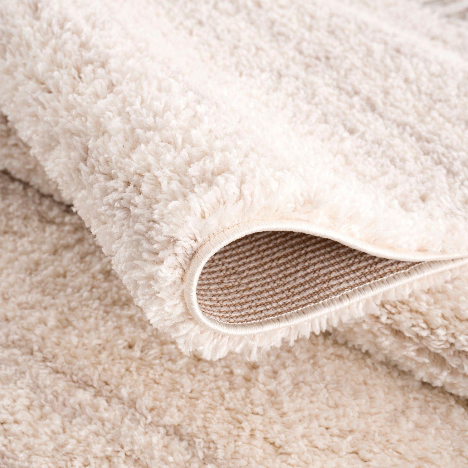 Carpet City Hoogpolig vloerkleed Pulpy 524 bijzonder zacht, met franje, mêlee