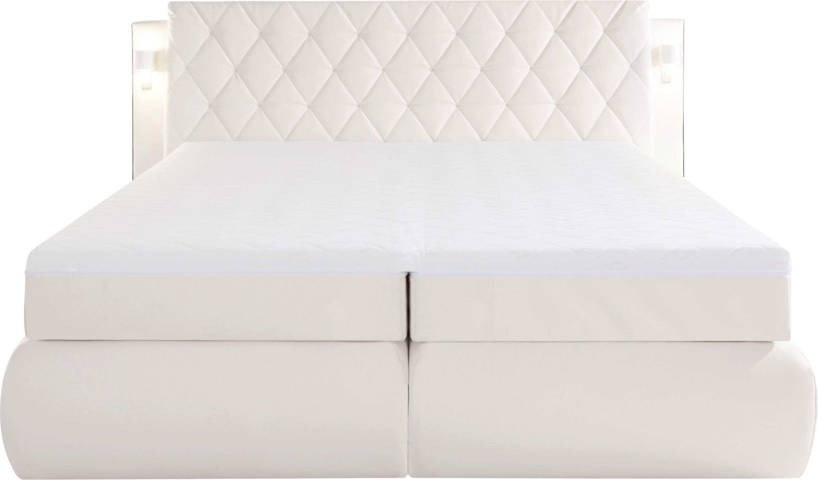 COLLECTION AB Boxspring inclusief bedkist, ledverlichting en topmatras