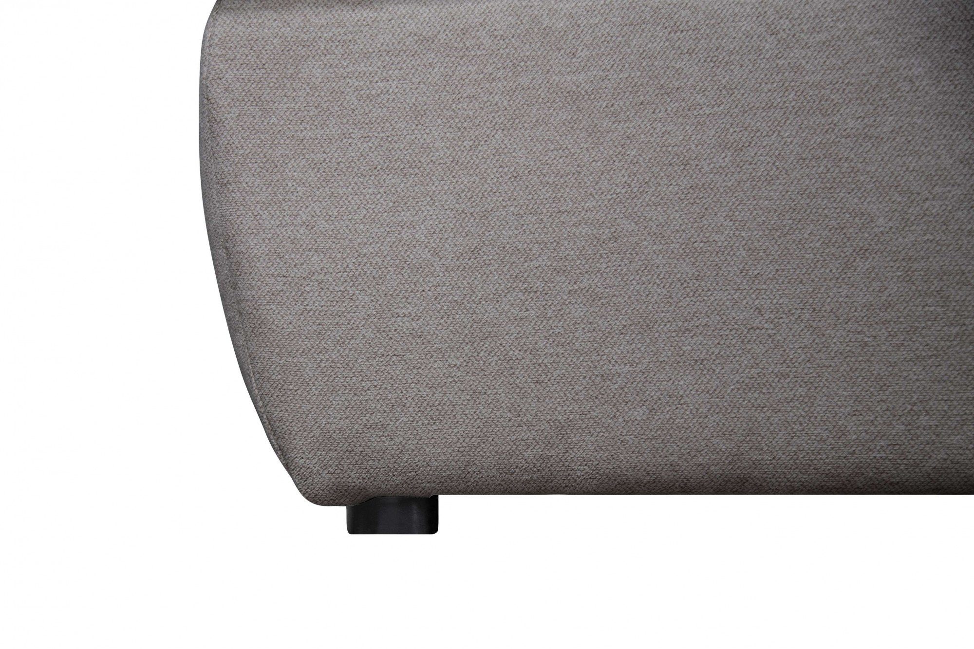 INOSIGN Zithoek BRISBANE nieuw U-model met verfijnd gestikt patroon, matte look, incl. sierkussens