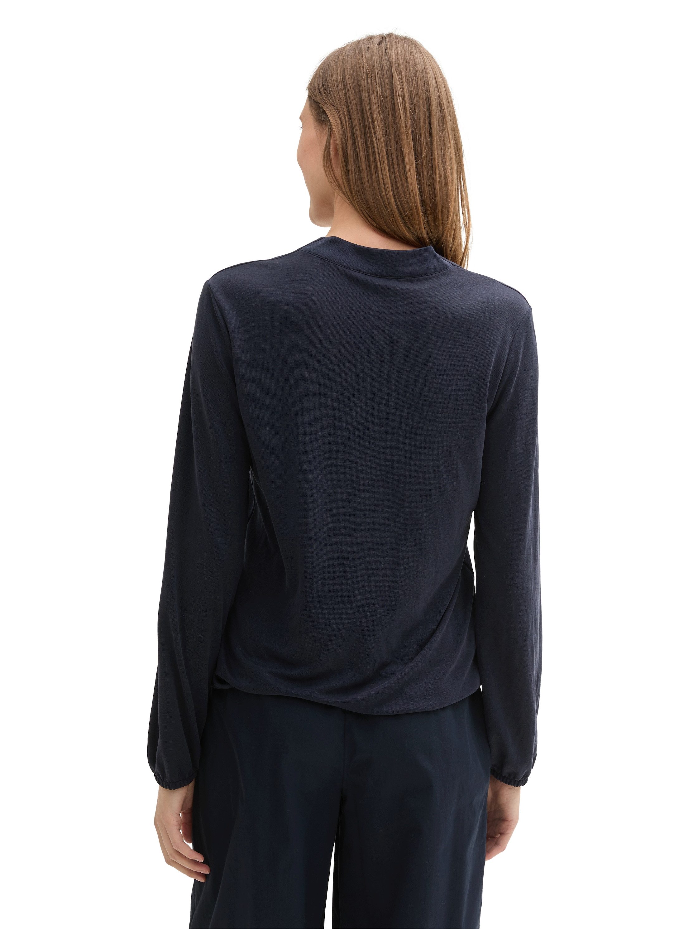 Tom Tailor Shirt met lange mouwen met v-hals