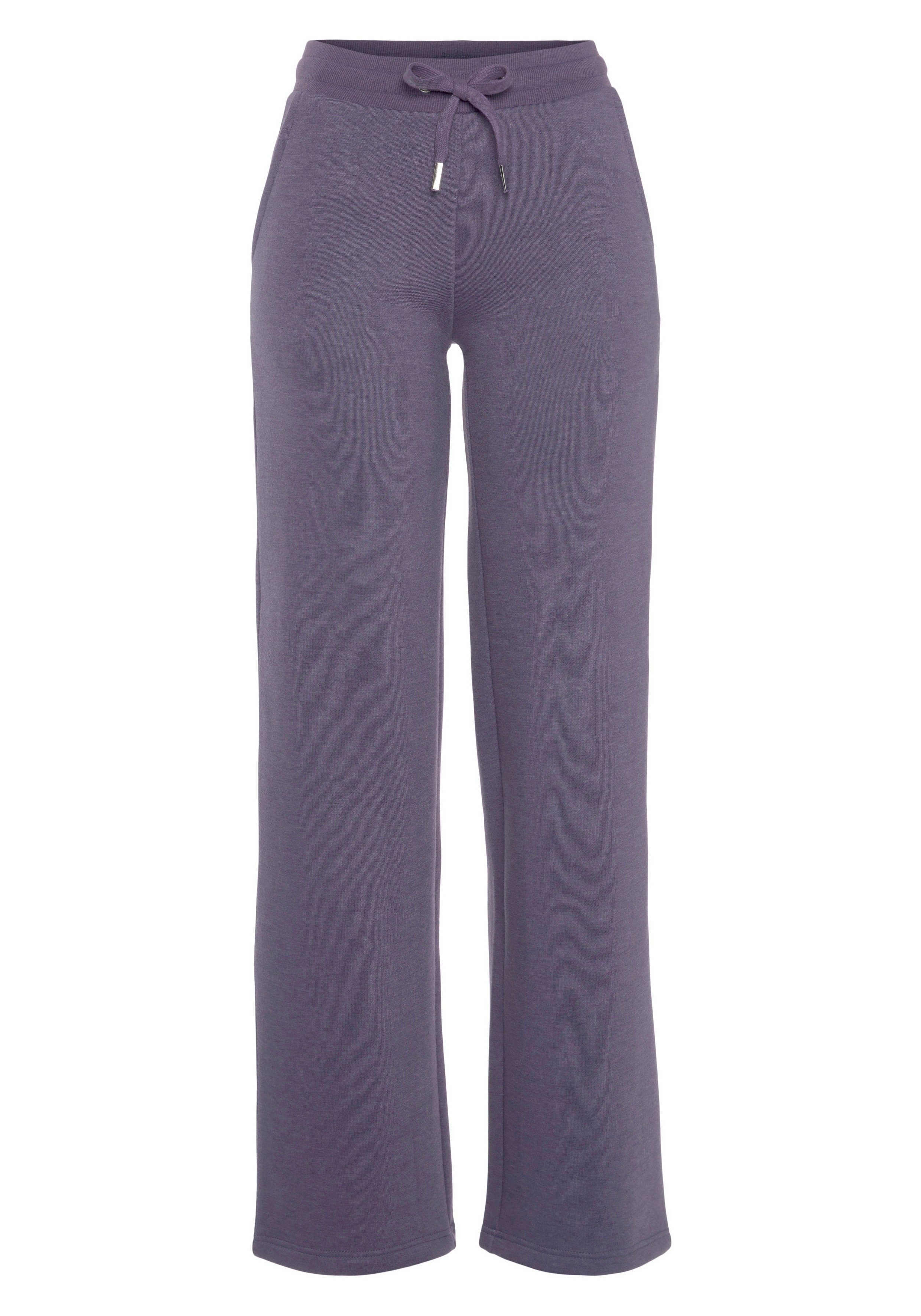 Vivance Relaxbroek -Loungebroek met brede pijpen en van ultra-zachte sweatkwaliteit, loungewear