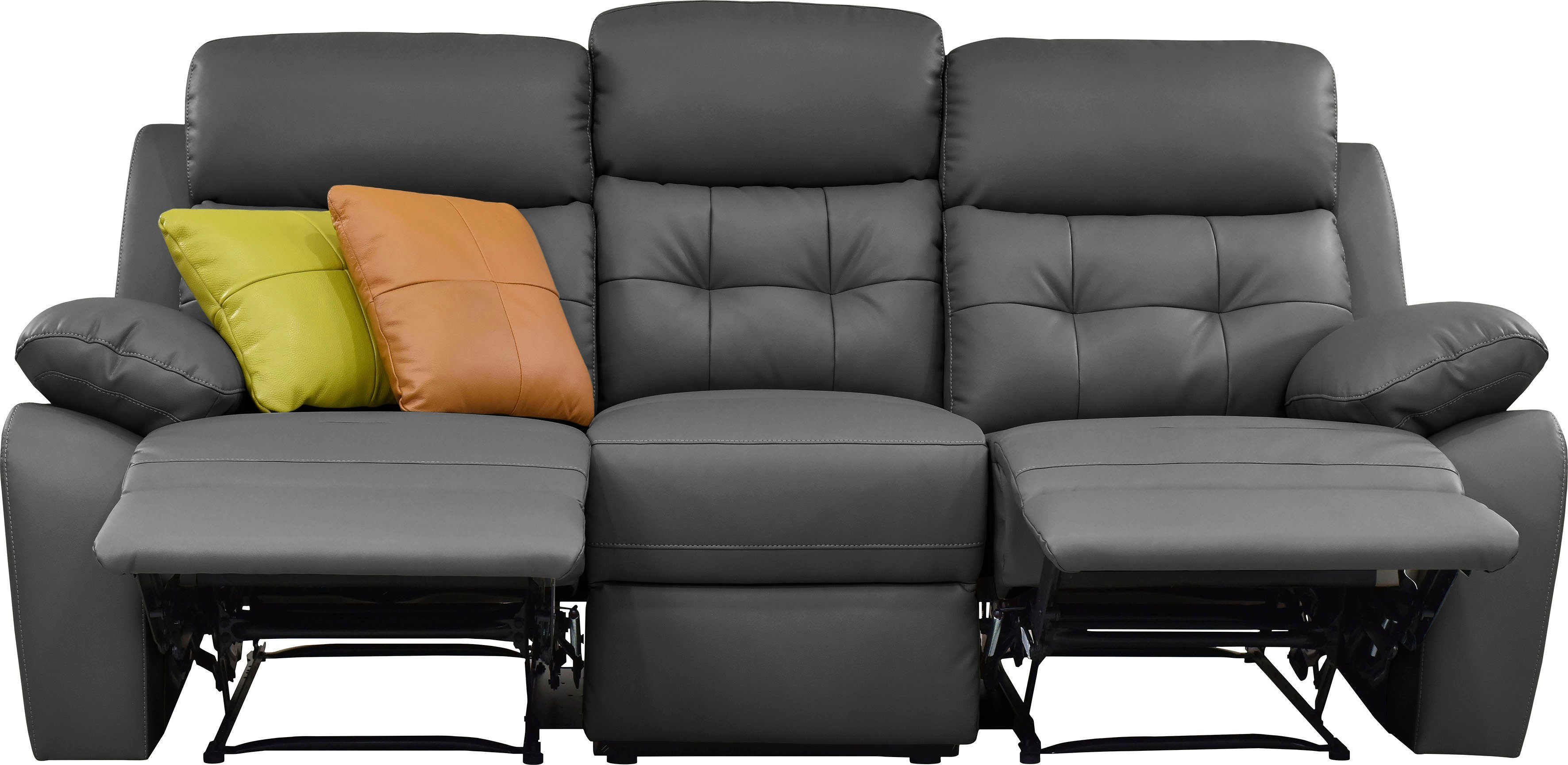 Home affaire 3-zitsbank Lannilis met handmatige en elektrische relaxfunctie