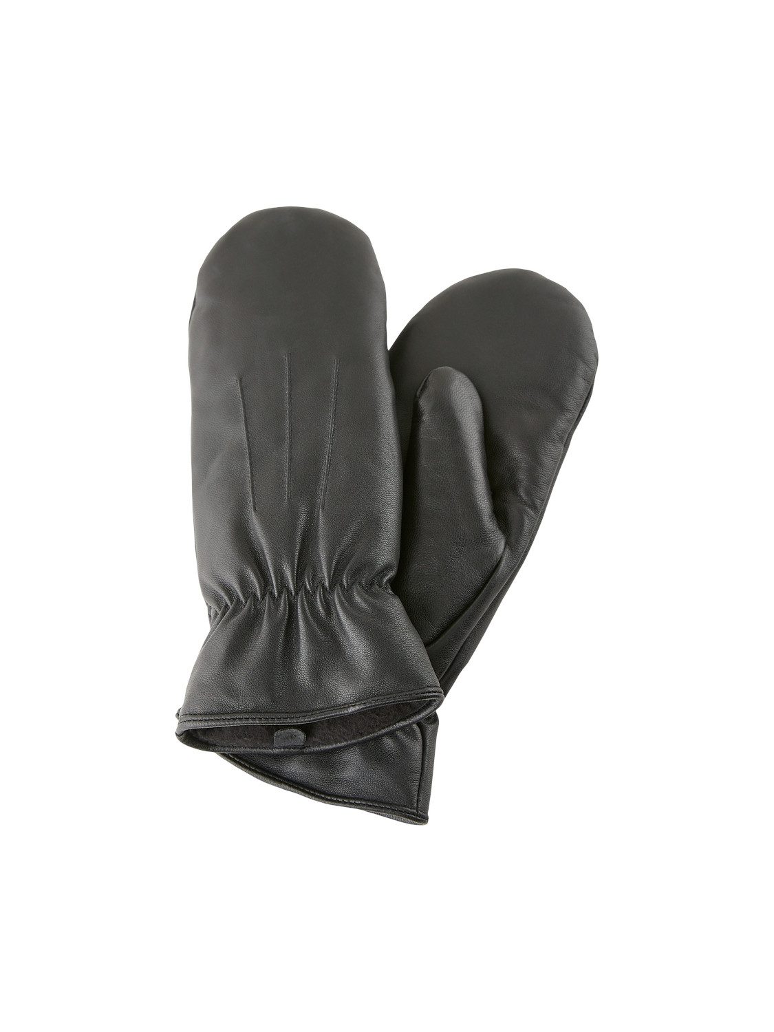 Pieces Leren handschoenen PCNELLIE LEATHER MITTENS NOOS