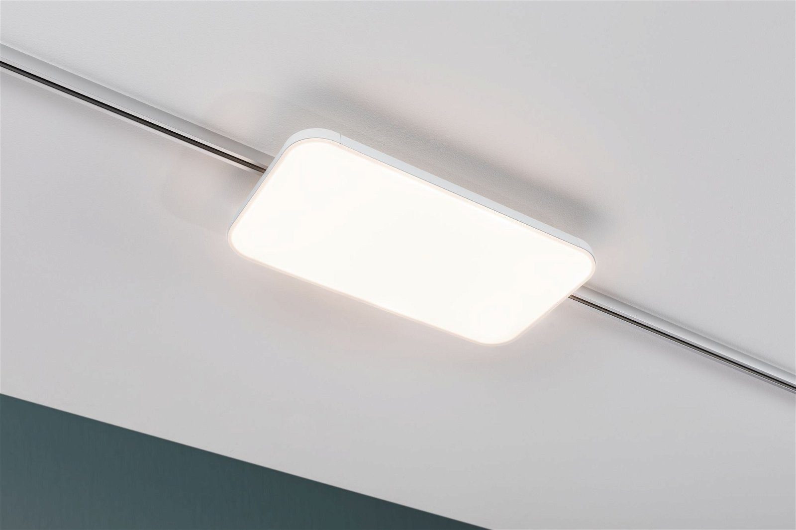 Paulmann Railsysteem-lampen URail Paneel Campo 1541,7lm 15,5W 3000K dimbaar 230V Wit (1-delig)