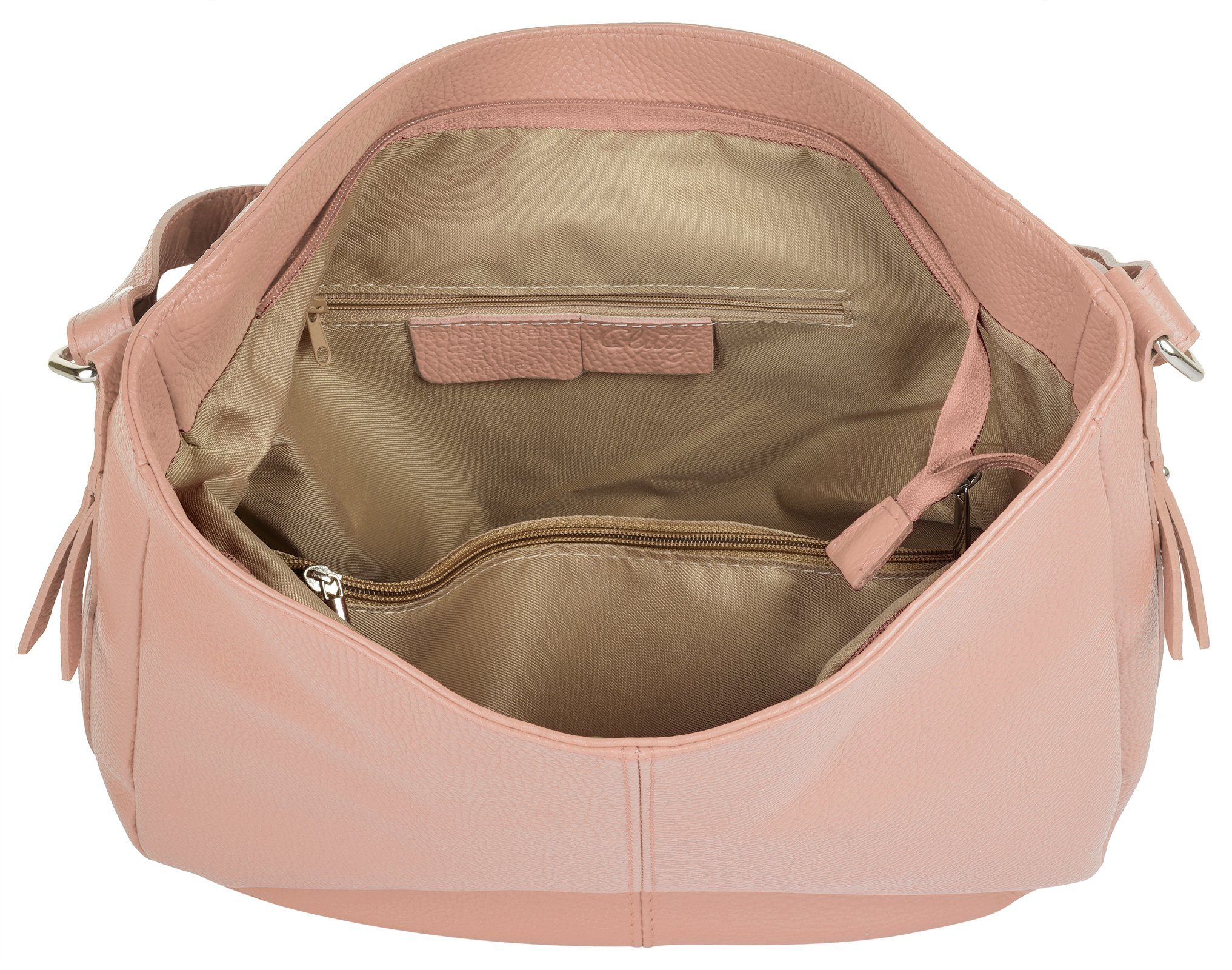 Cluty Shopper echt leer, made in italy