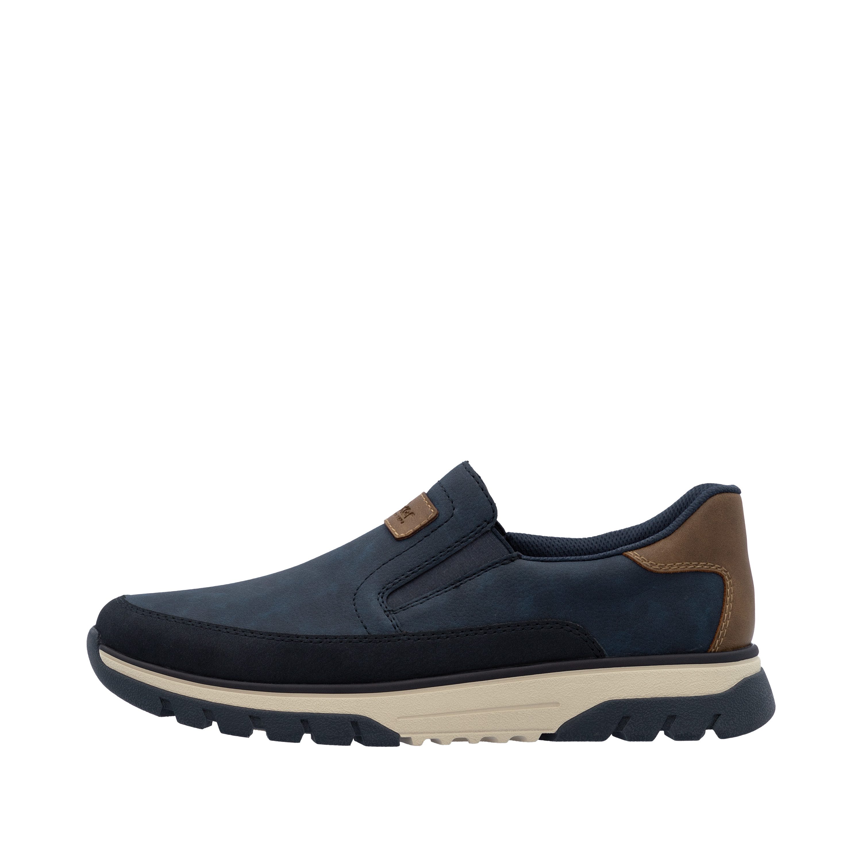 Rieker Slip-on sneakers Slipper, instapschoen, lage schoen met zachte MemoSoft-binnenzool