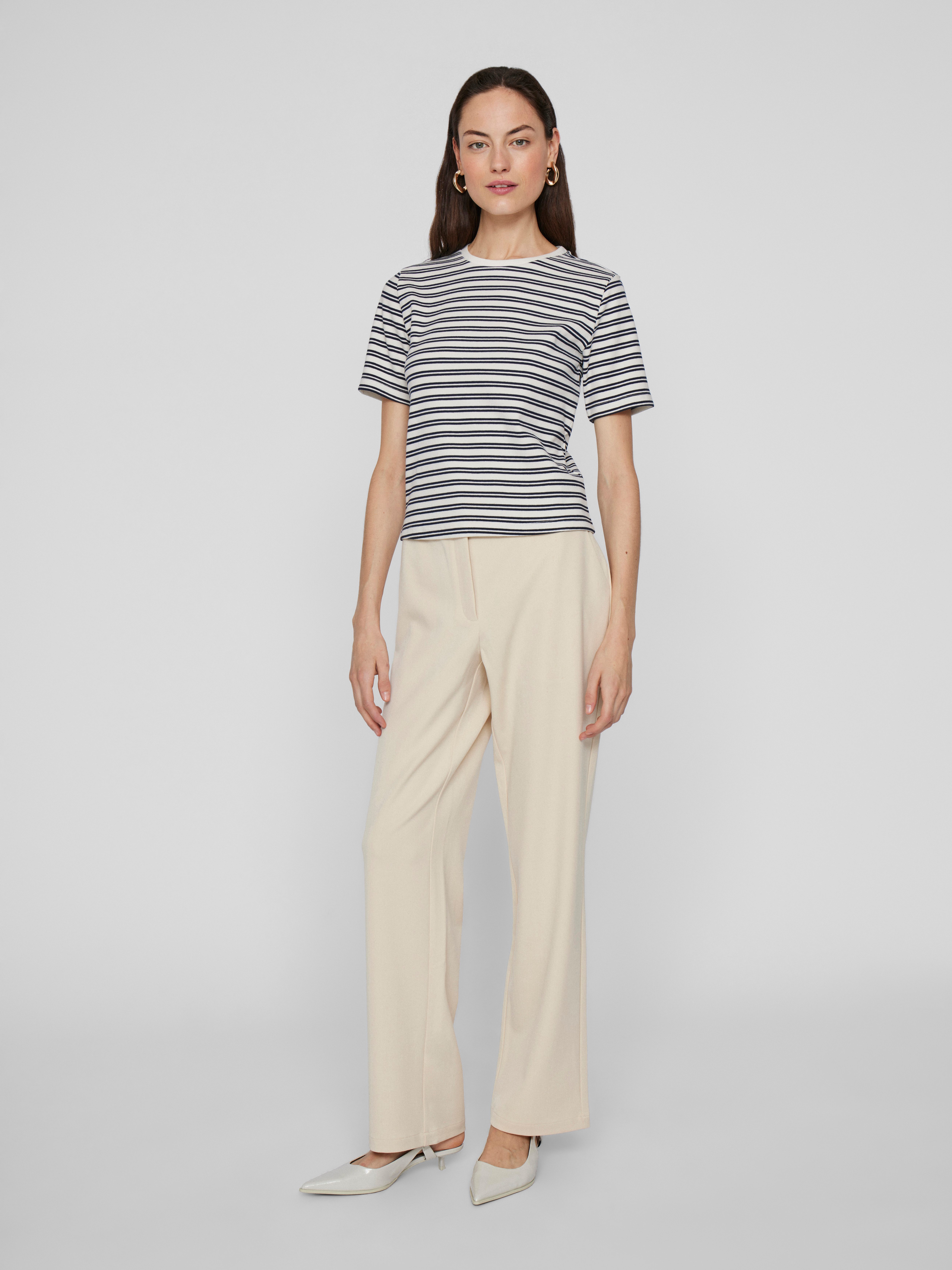 Vila Shirt met korte mouwen VISOLA S/S T-SHIRT - NOOS