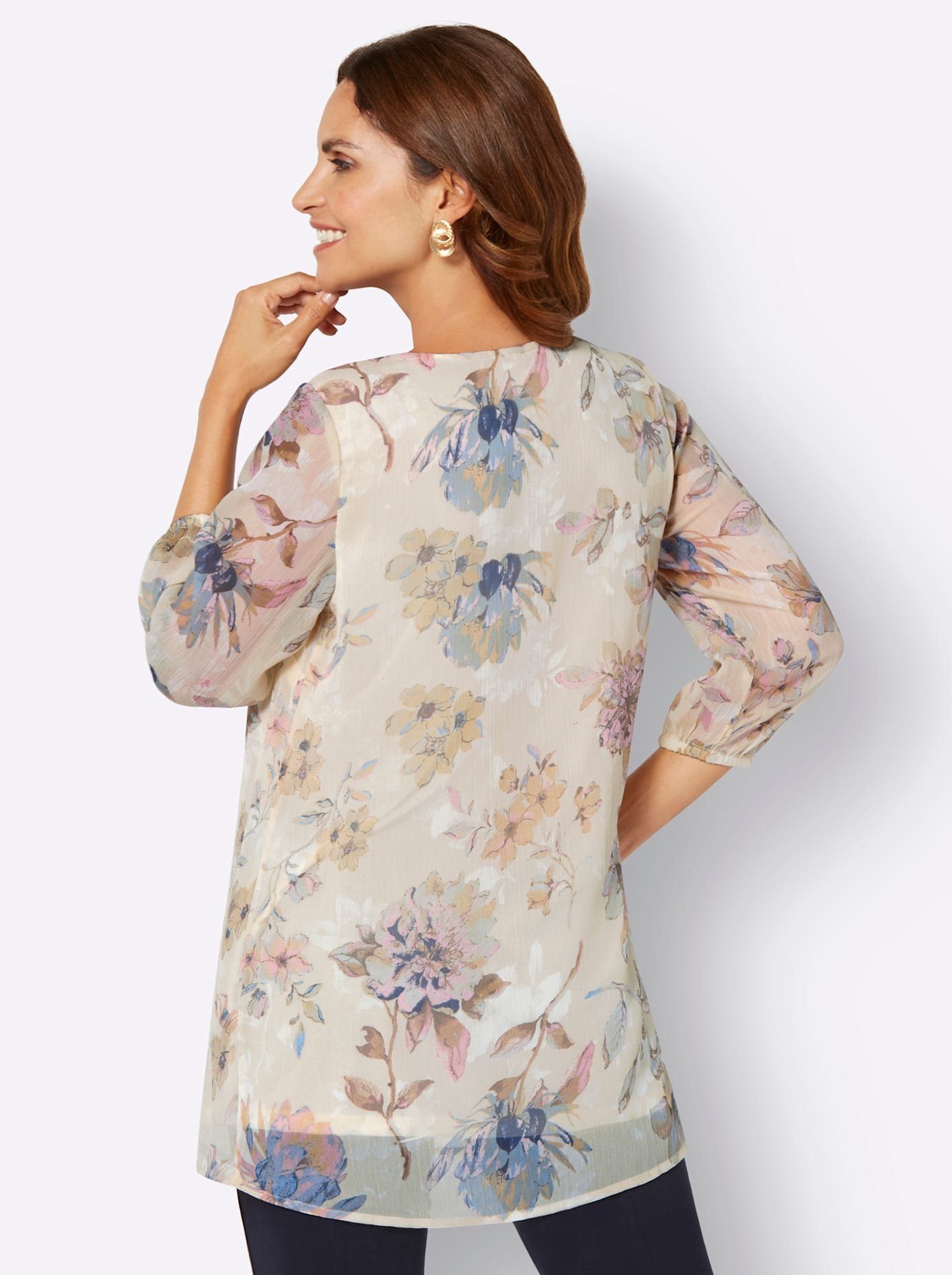 Lady Gedessineerde blouse
