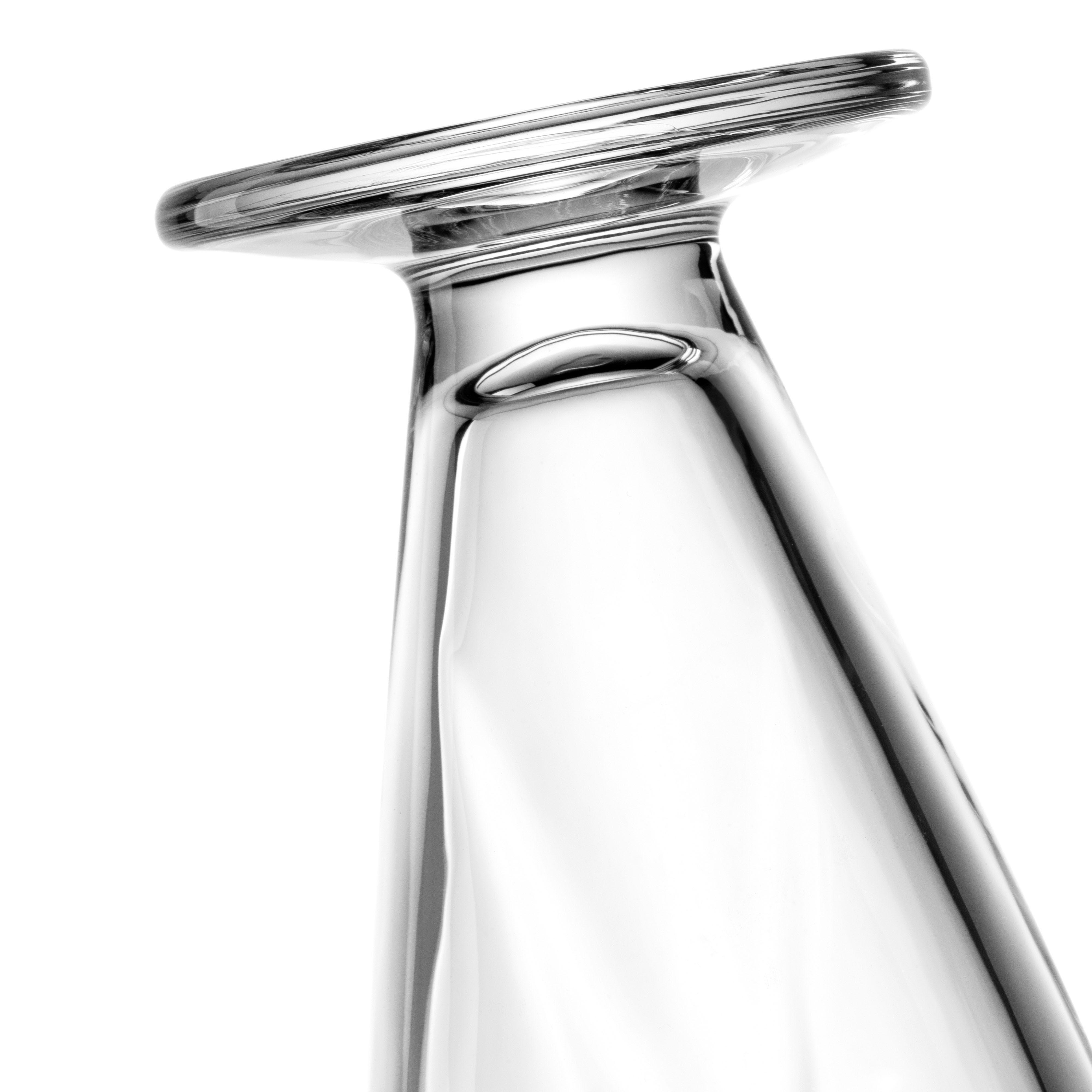 LEONARDO Ijsschaaltje CONO, Eisbecher aus Glas, 360 ml, 4er-Set (set, 4-delig)