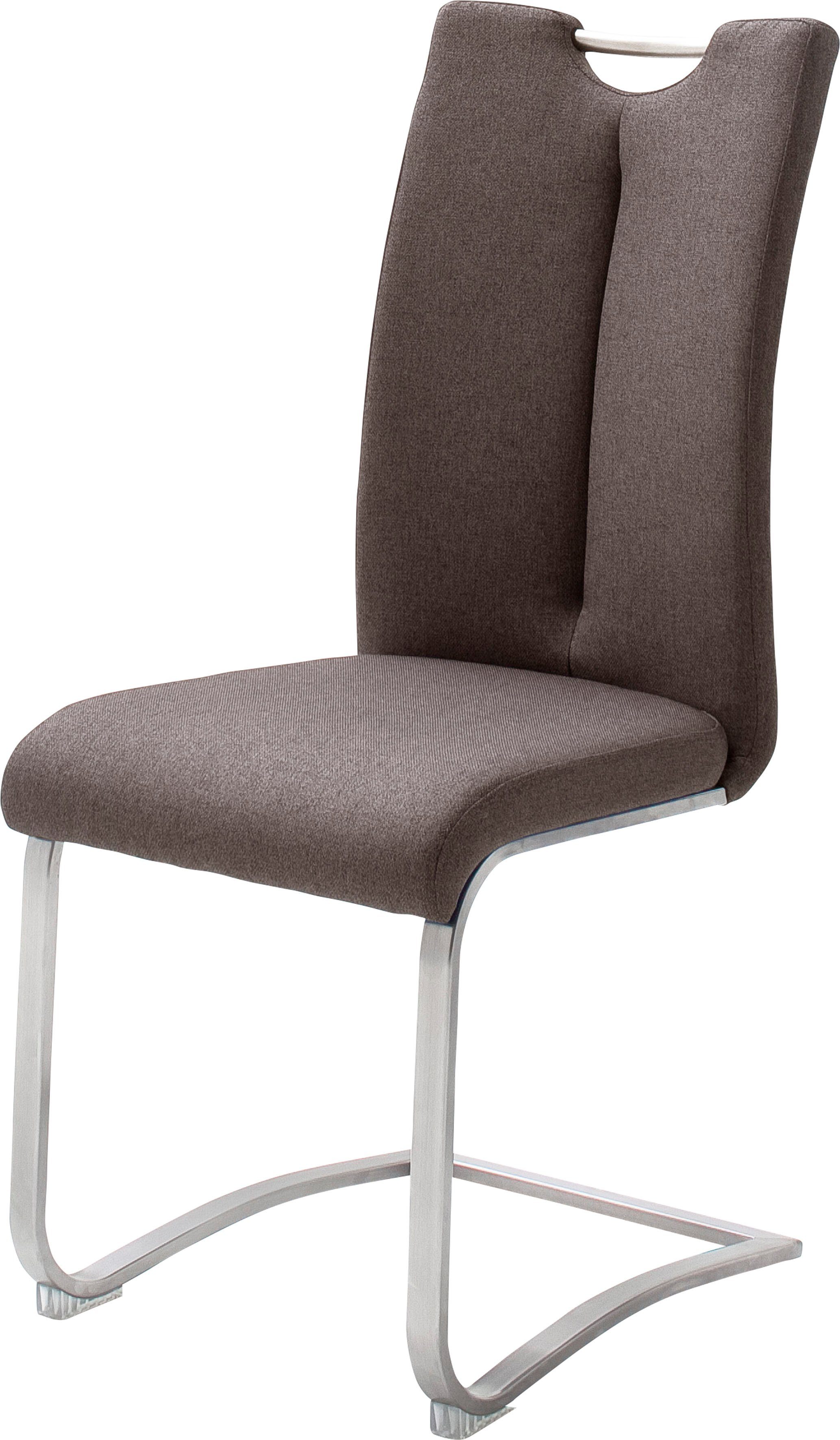 MCA furniture Vrijdragende stoel Artos XL set van 2, stoel met handgreep, belastbaar tot 140 kg (set, 2 stuks)