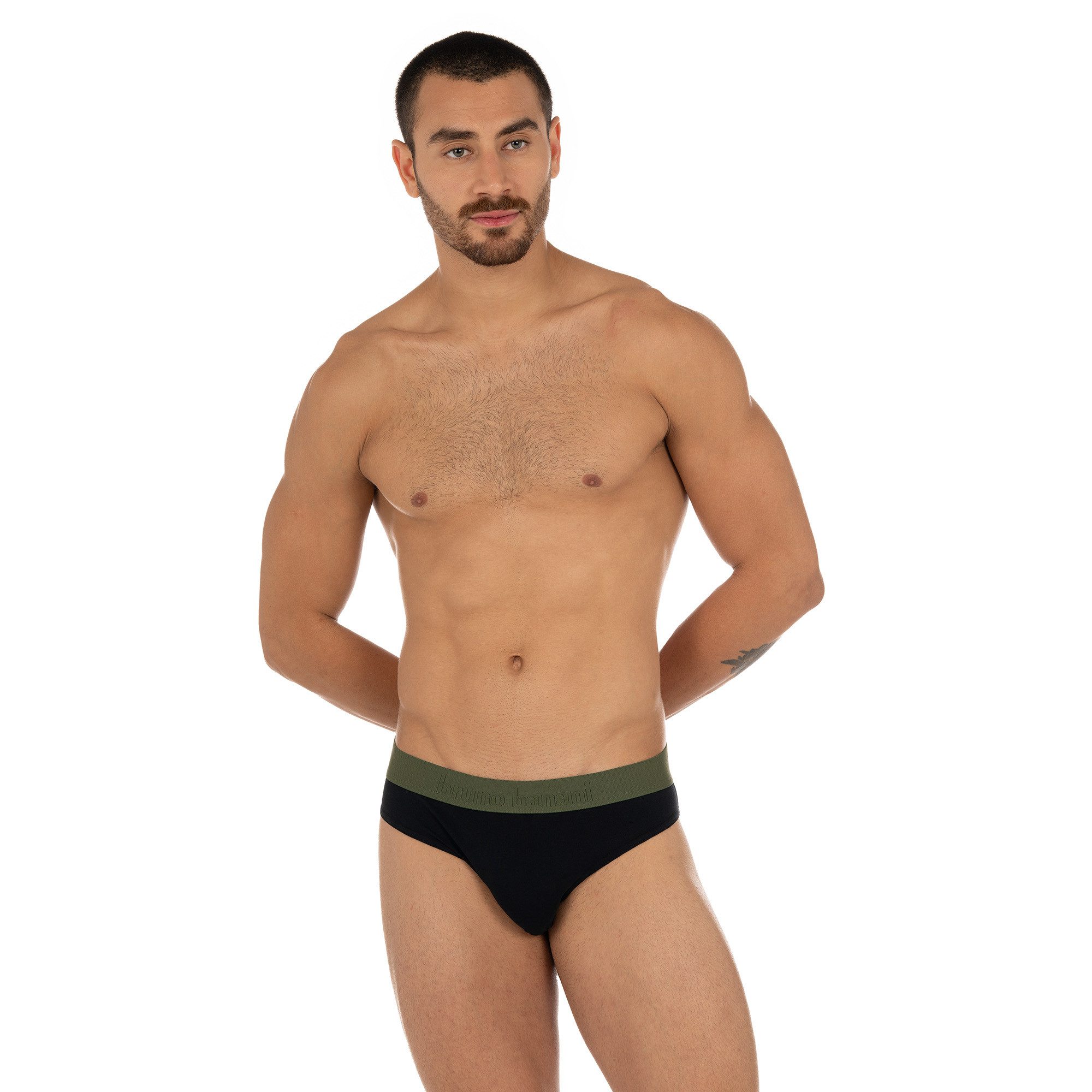 Bruno Banani Slip Flowing met logoband (2 stuks, Set van 2)