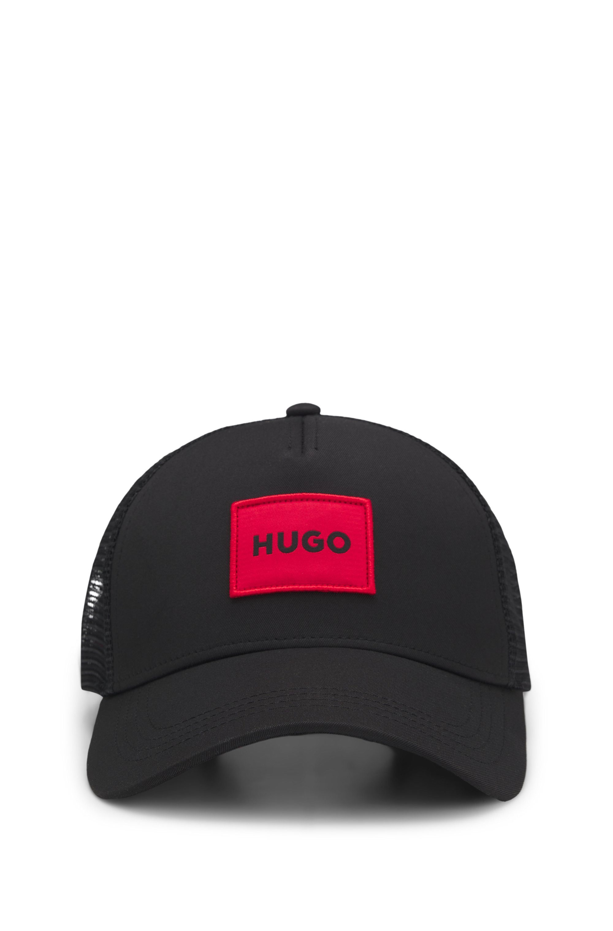 HUGO Aansluitende pet Kody-PL in tucker-stijl, met hugo patch