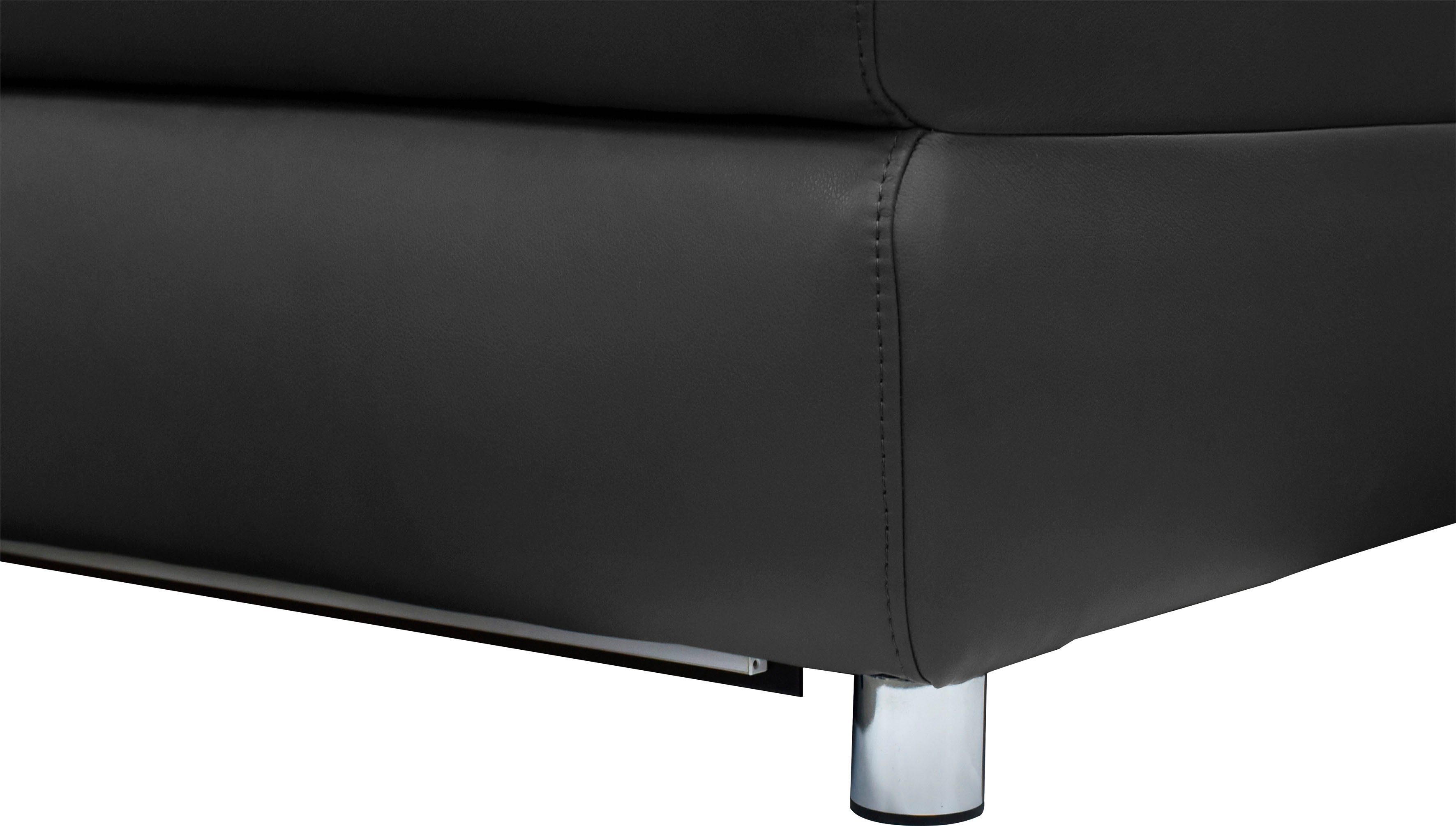 Places of Style 2-zitsbank Pareli 172 cm, handmatige en elektrische relaxfunctie USB, hoofdsteunverstelling, LED, in echt leer, kunstleer, web