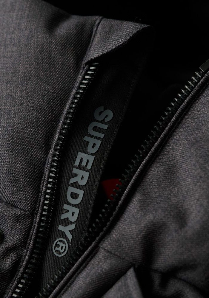 Superdry Gewatteerde jas HOODED TWEED SPORTS PUFFER JKT