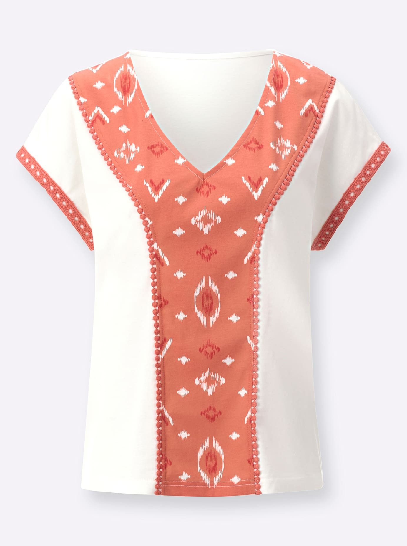 Classic Basics Shirt met V-hals (1-delig)