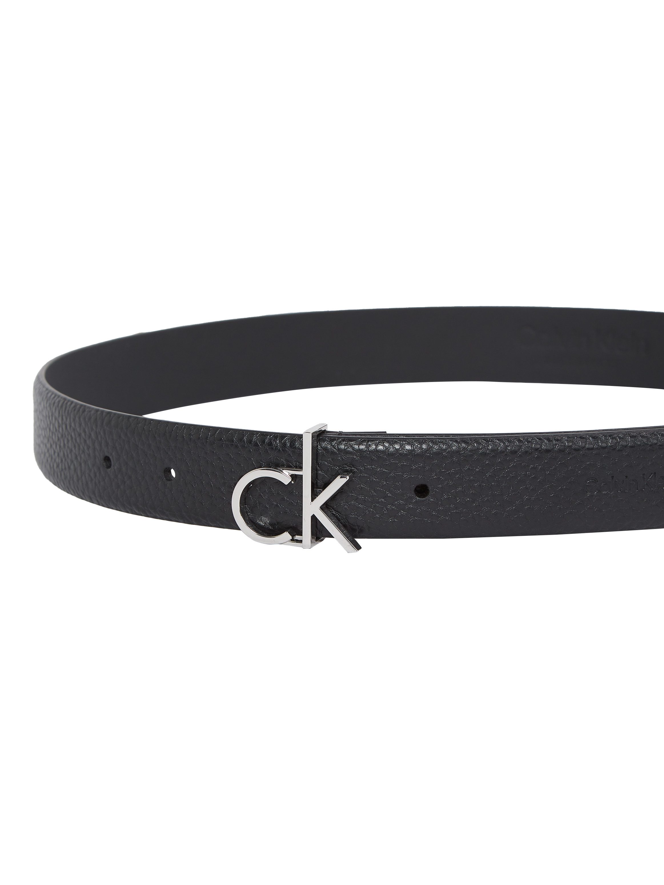 Calvin Klein Leren riem CK LOGO BUCKLE BELT 3.0_PBL met logo-embossing als sluiting