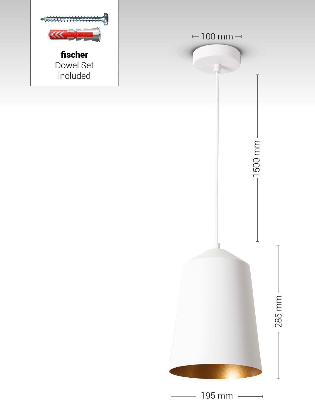 Paco Home Plafondlamp Jackson Woonkamer aluminium poedercoating industrieel ontwerp E27