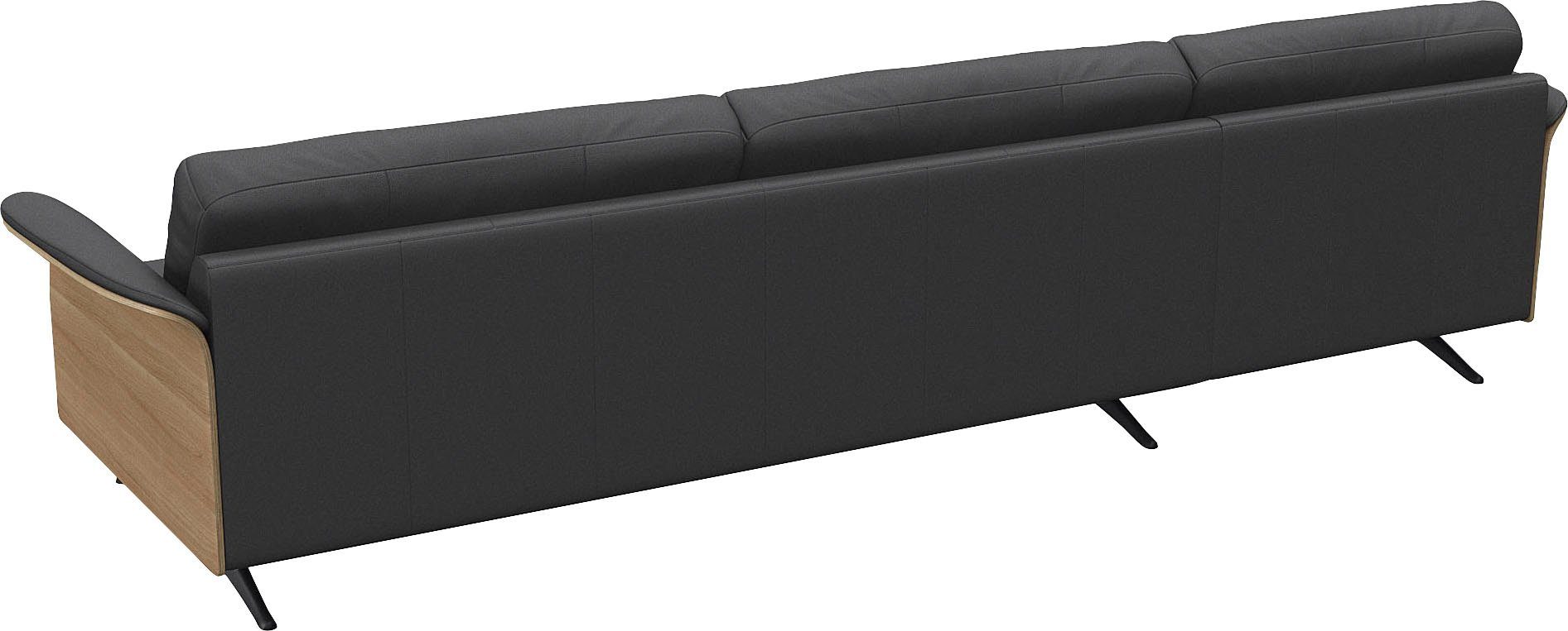 FLEXLUX Hoekbank Glow, super comfortabel door hoogwaardige zitconstructie met binnenvering, L-vorm